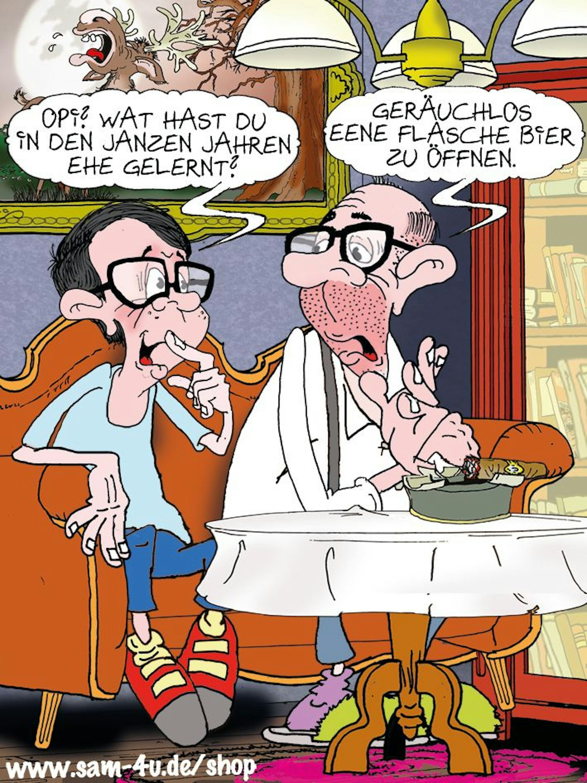 Der tägliche KURIER-Cartoon von Zeichner Sam Paff - können Sie heute darüber schmunzeln?