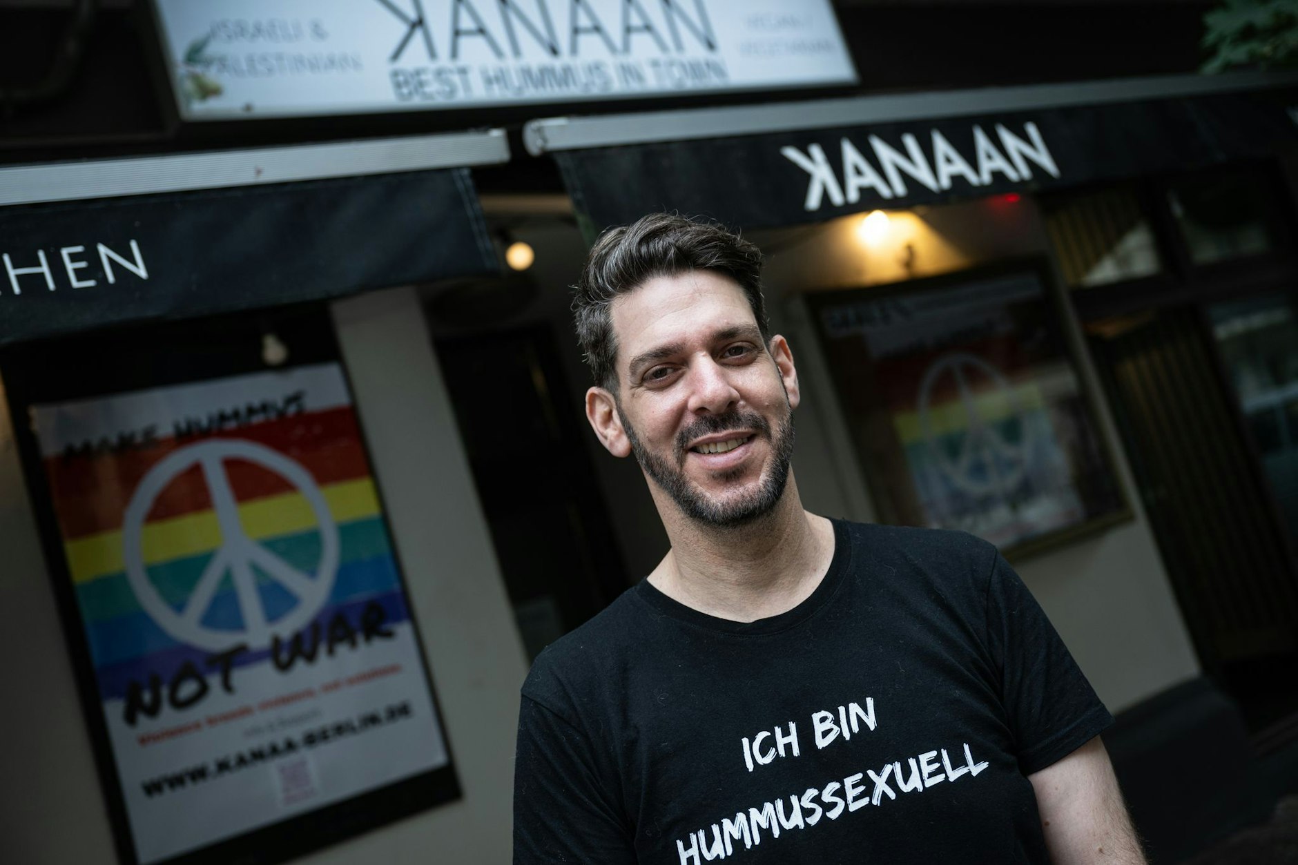 Inhaber Oz Ben David gründete das Restaurant Kanaan gemeinsam mit Jalil Dabit.