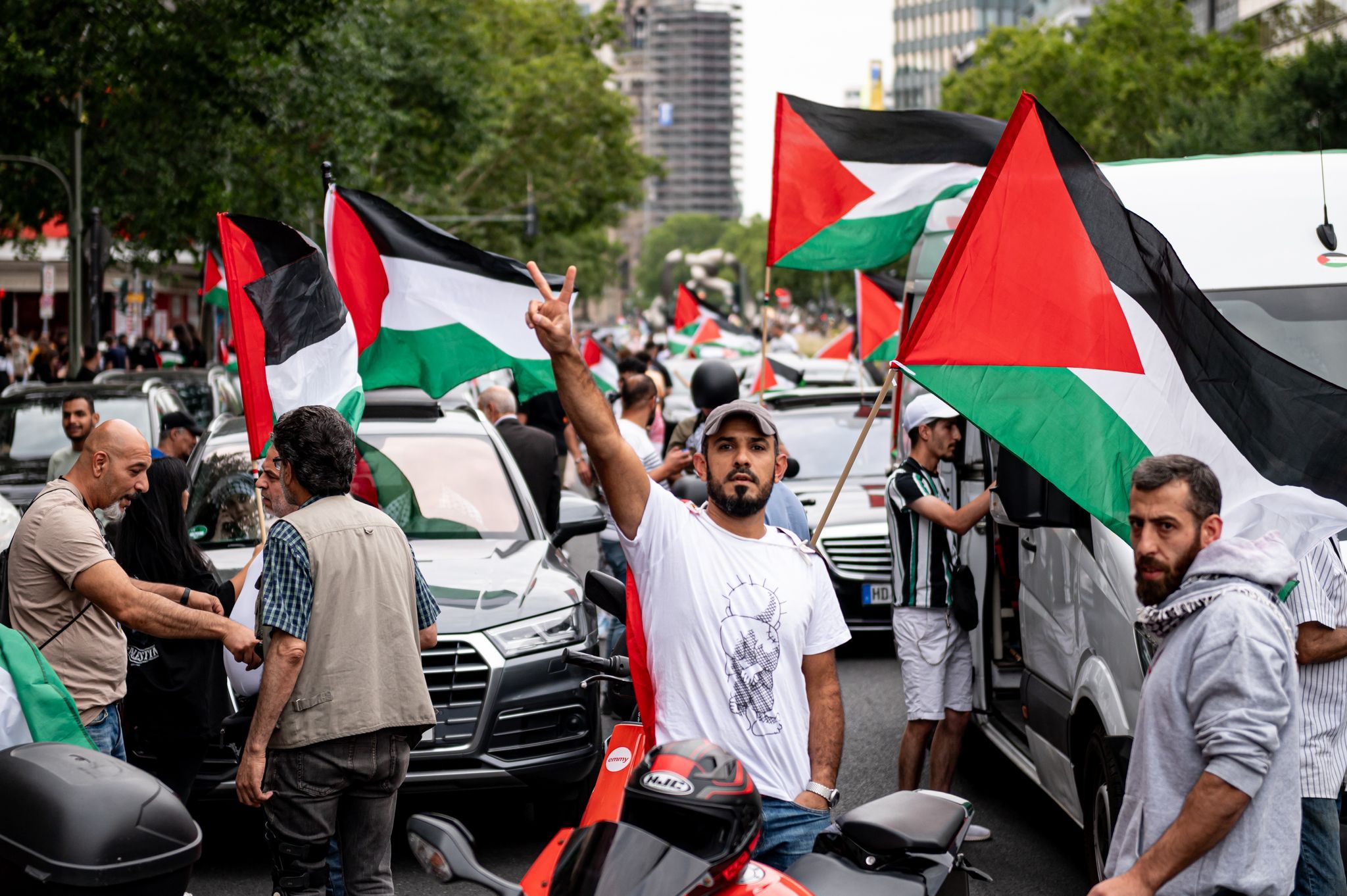 Pro-Palästina-Autokorso fährt Freitag quer durch Berlin