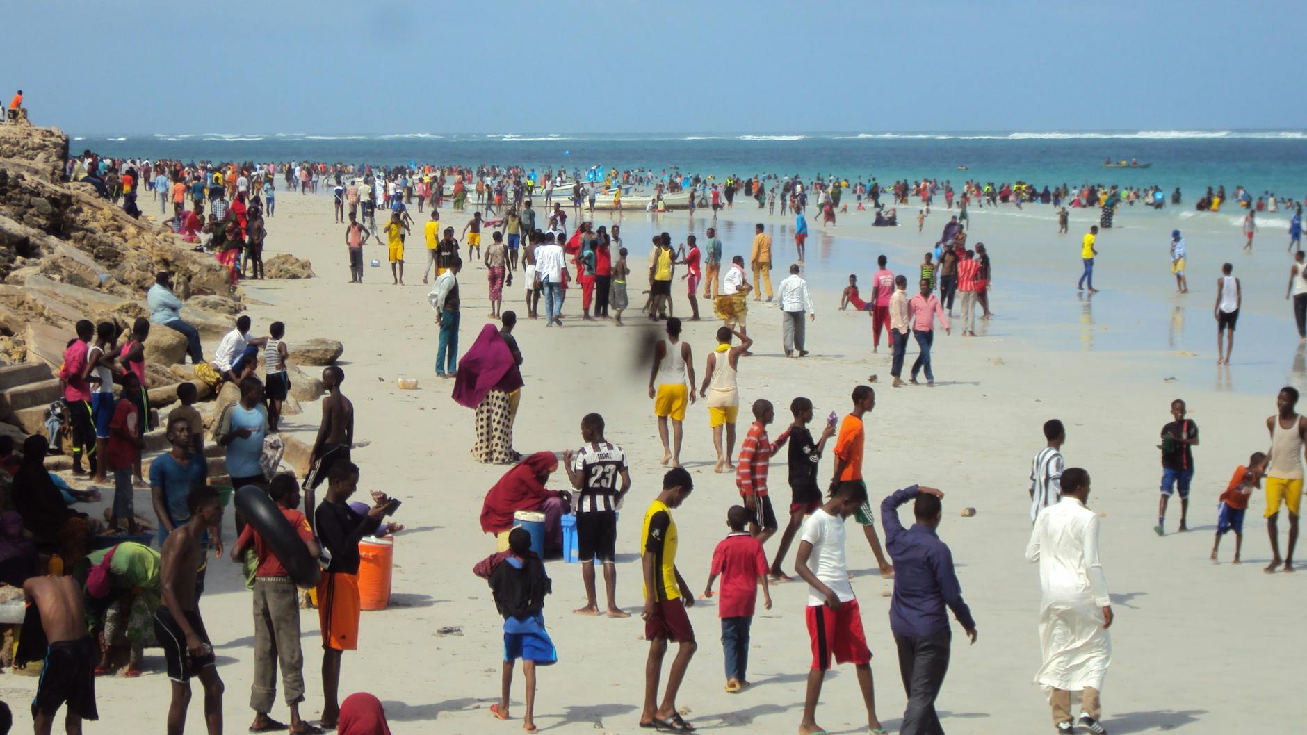 Der Lido Beach ist für Einheimische in Mogadishu ein beliebtes Ausflugsziel.