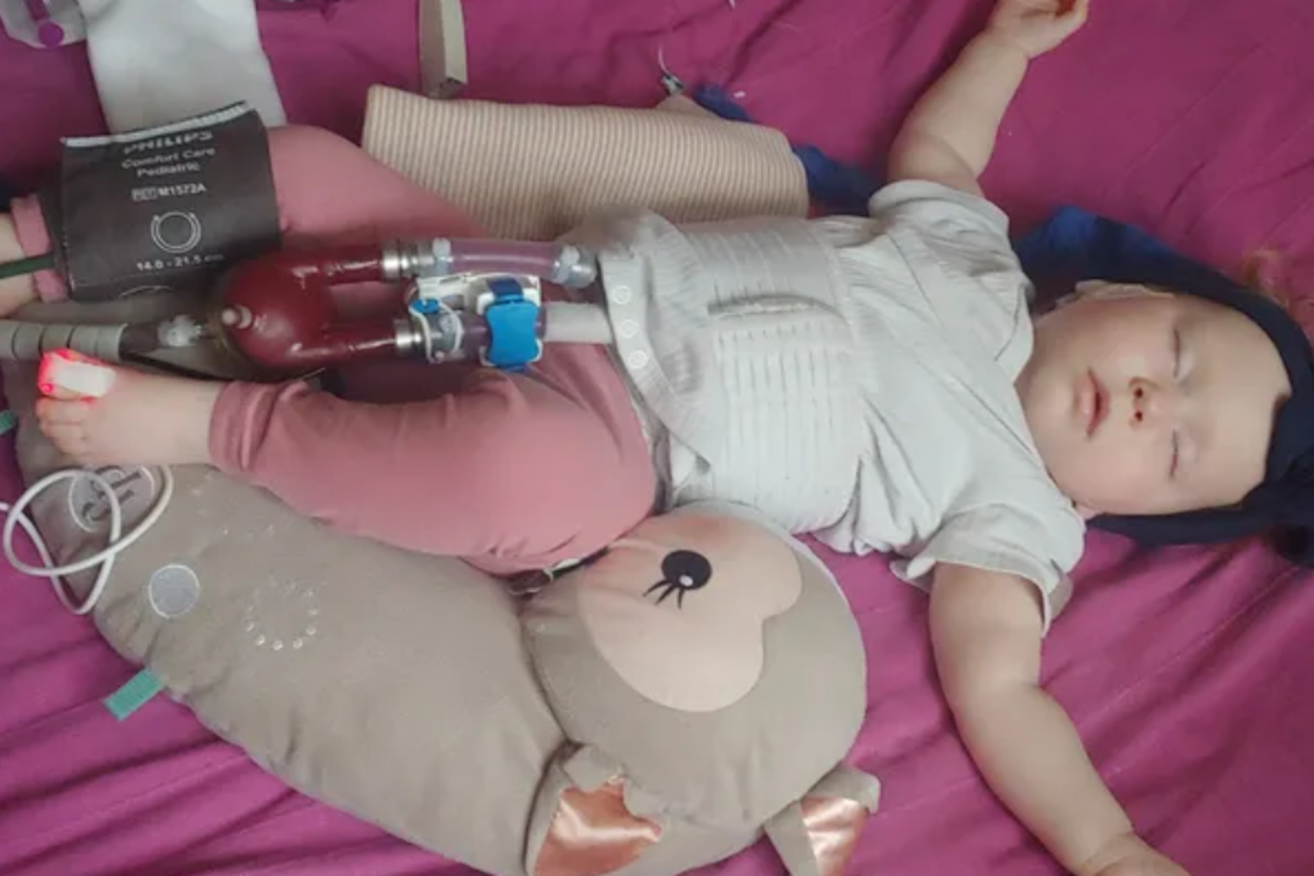 Die kleine Jozefina aus Hellersdorf braucht dringend ein neues Herz.