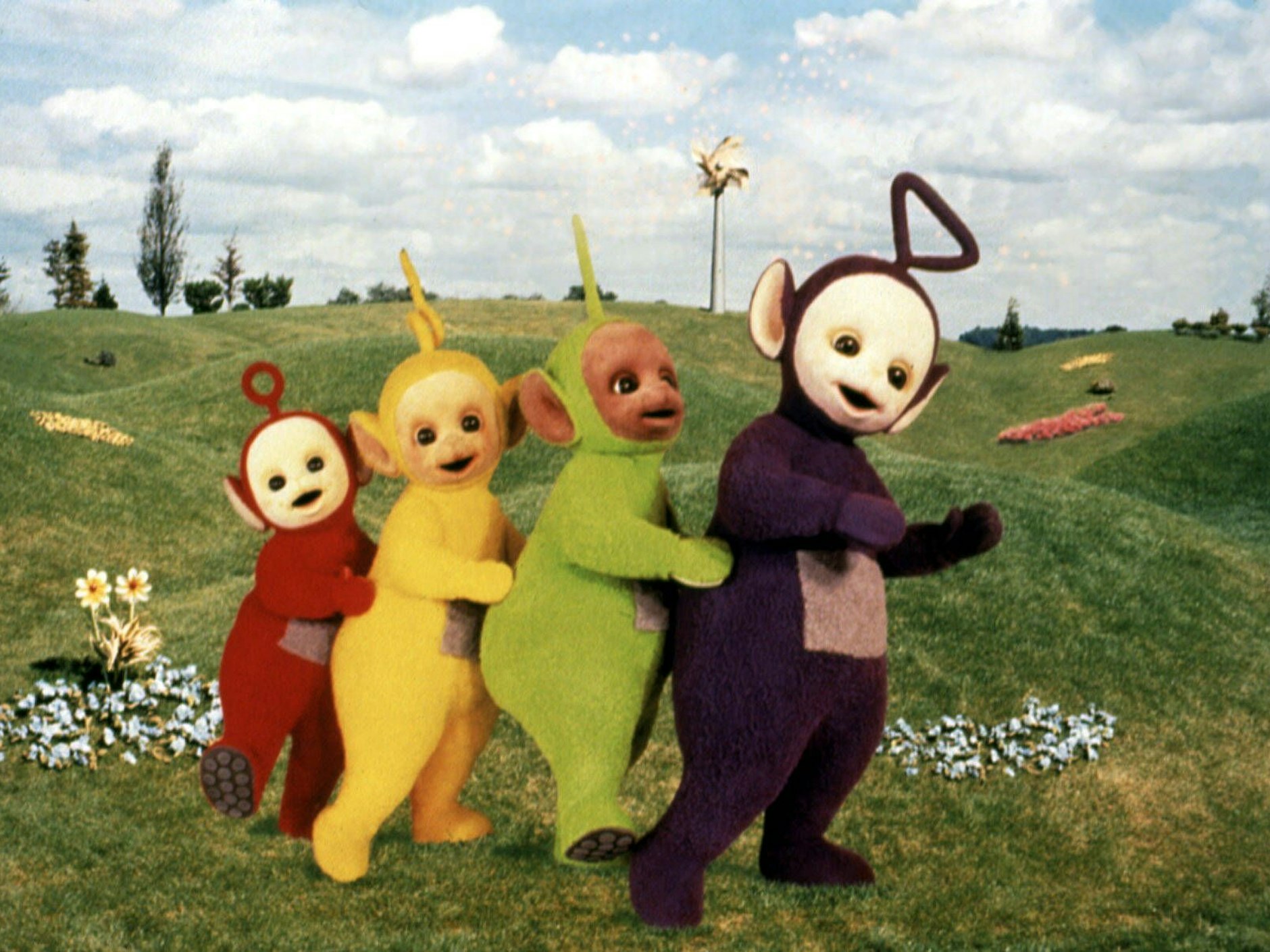 Die Teletubbies in ihrem Teletubby-Land verzauberten jahrelang Kinder auf der ganzen Welt.
