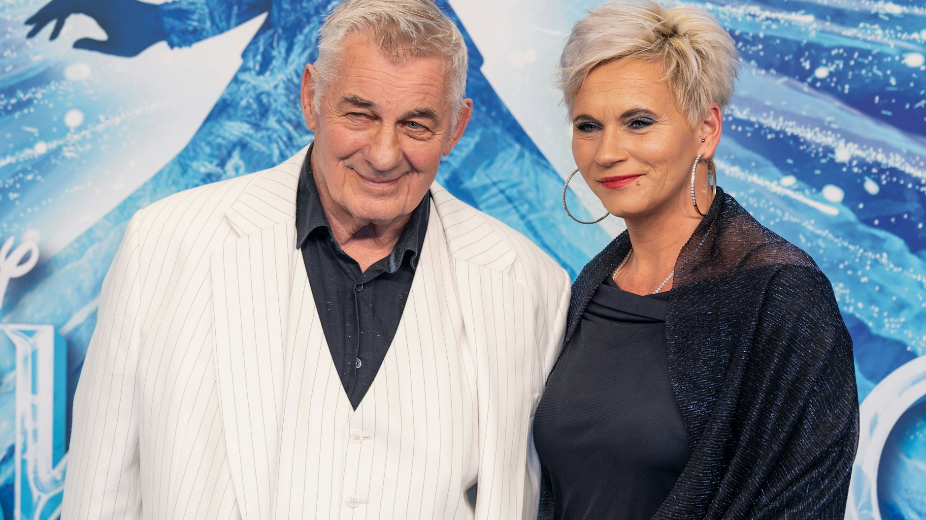 Heinz Hoenig mit seiner Ehefrau Annika Kärsten-Hoenig bei einer Musical-Premiere in Hamburg.