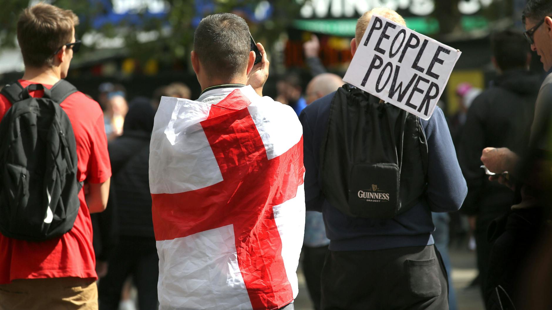 Demonstration in Manchester.