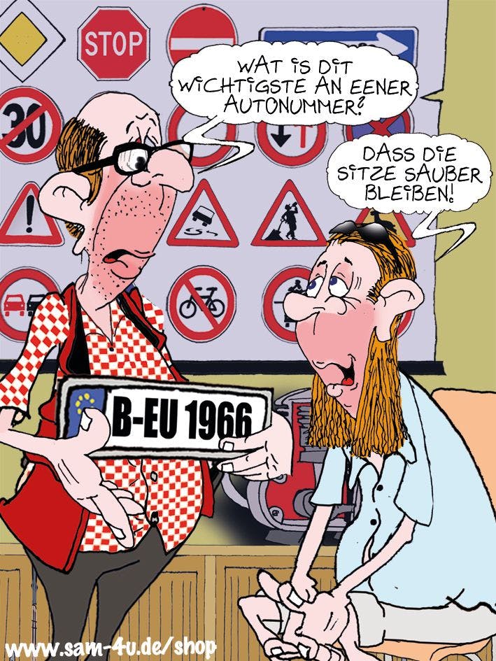 Unser täglicher Cartoon kommt auch heute von Zeichner Sam Paff.