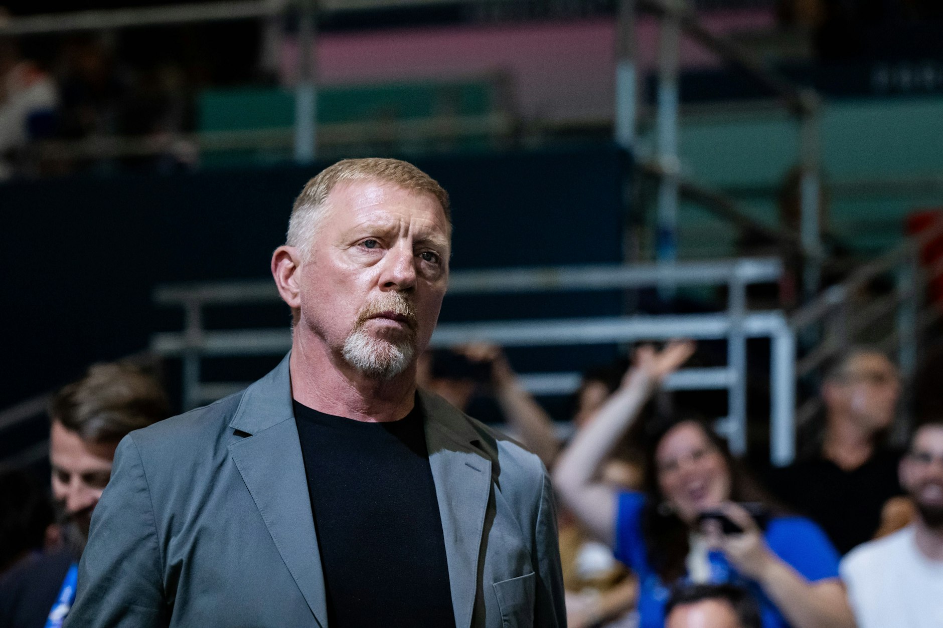 Boris Becker ist eher ernst als lustig – wie hier bei den Olympischen Spielen in Paris.