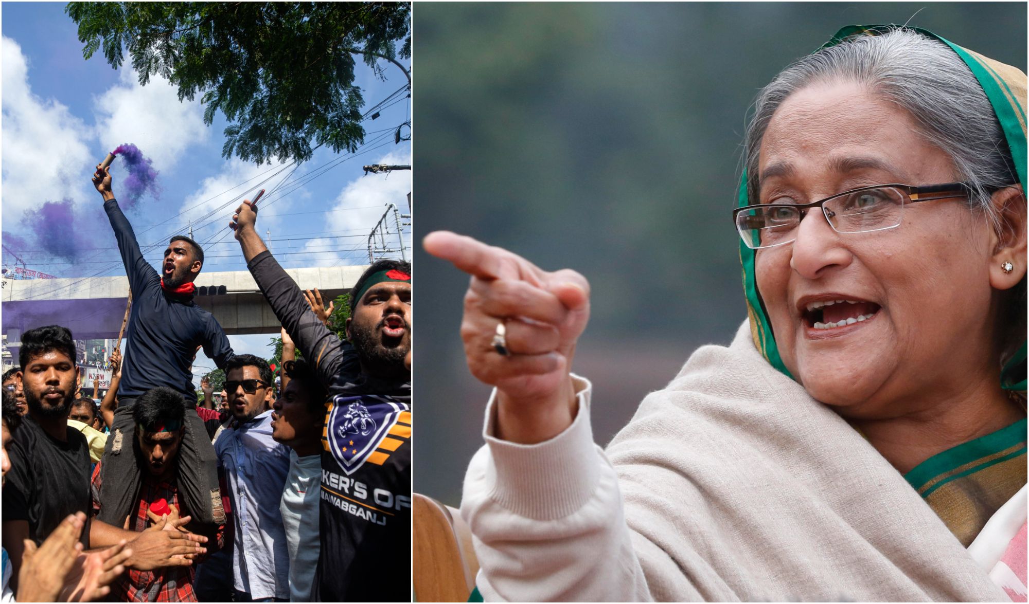 Image - MIT VIDEO! Premierministerin flieht aus Bangladesch! Droht Bürgerkrieg?