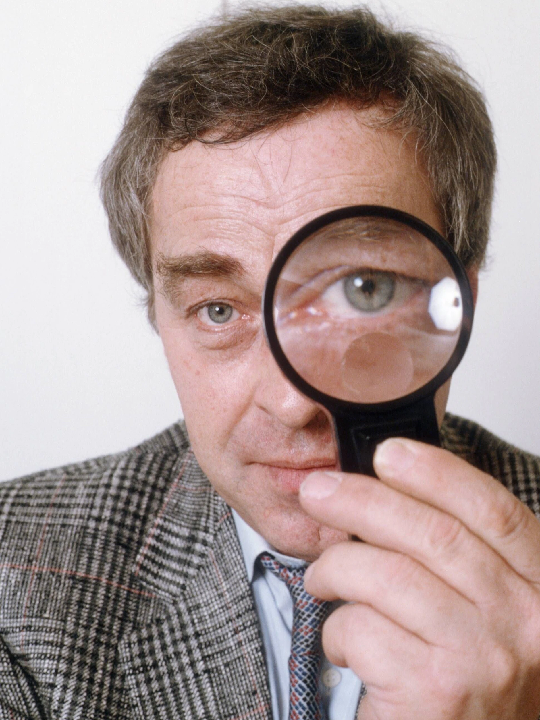 Seine Augen machten ihn im „Tatort“ berühmt: Dieses Foto von Horst Lettenmayer entstand 1988.
