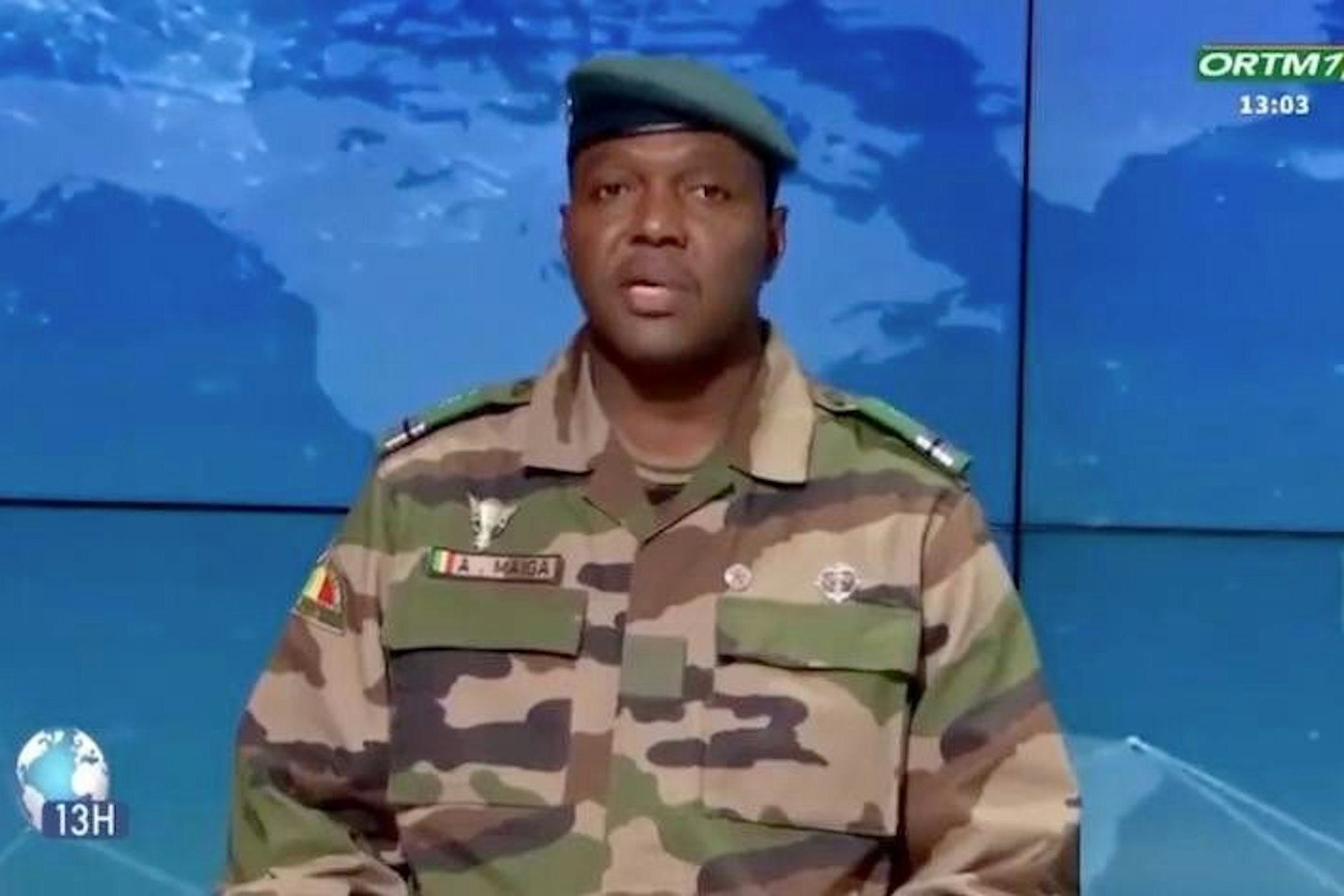 Regierungssprecher Abdoulaye Maiga wirft der Ukraine vor, die Souveränität Malis verletzt zu haben.