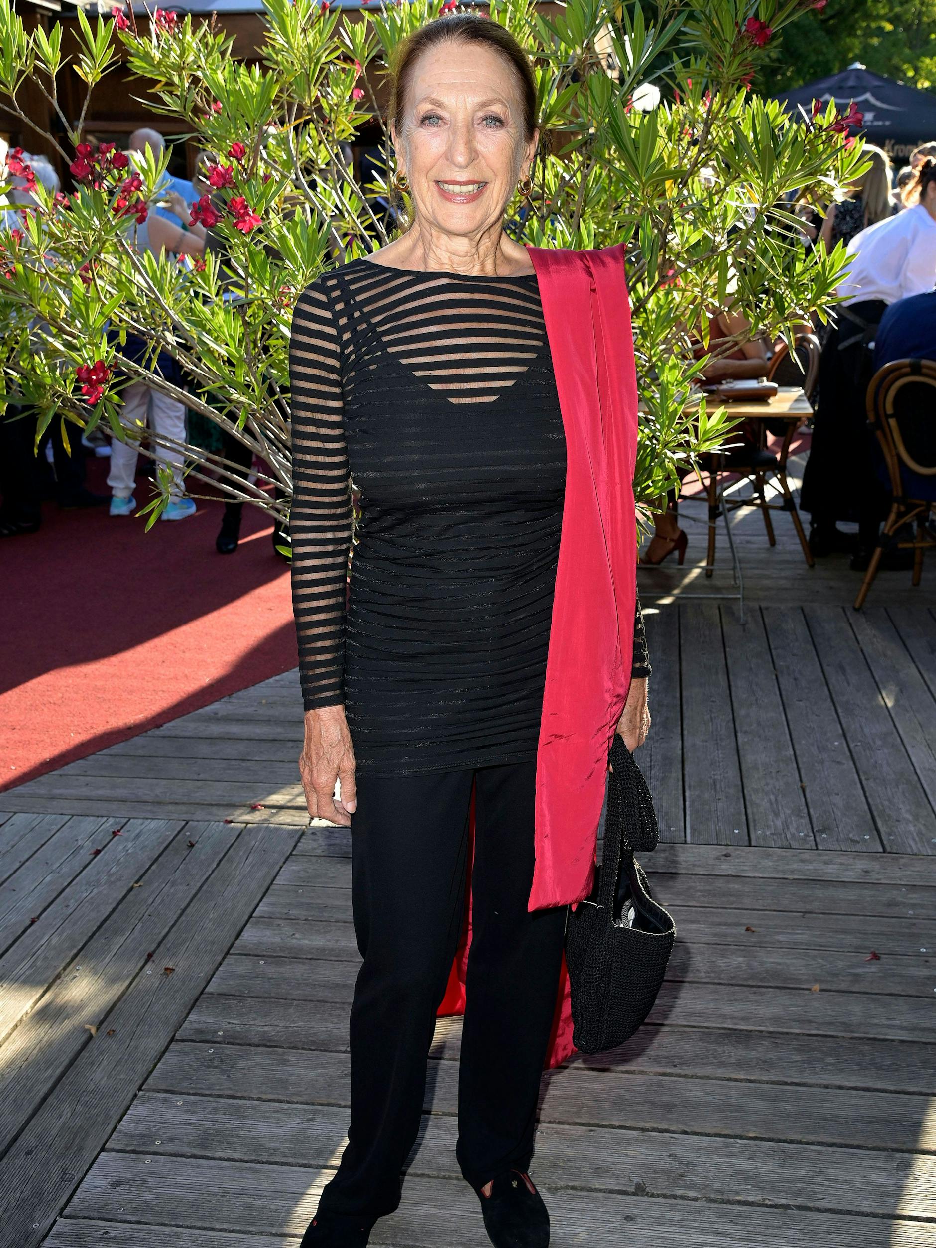 Daniela Ziegler bei der Jubiläumspremiere des Berlin-Musicals „Cabaret“ im Juli.