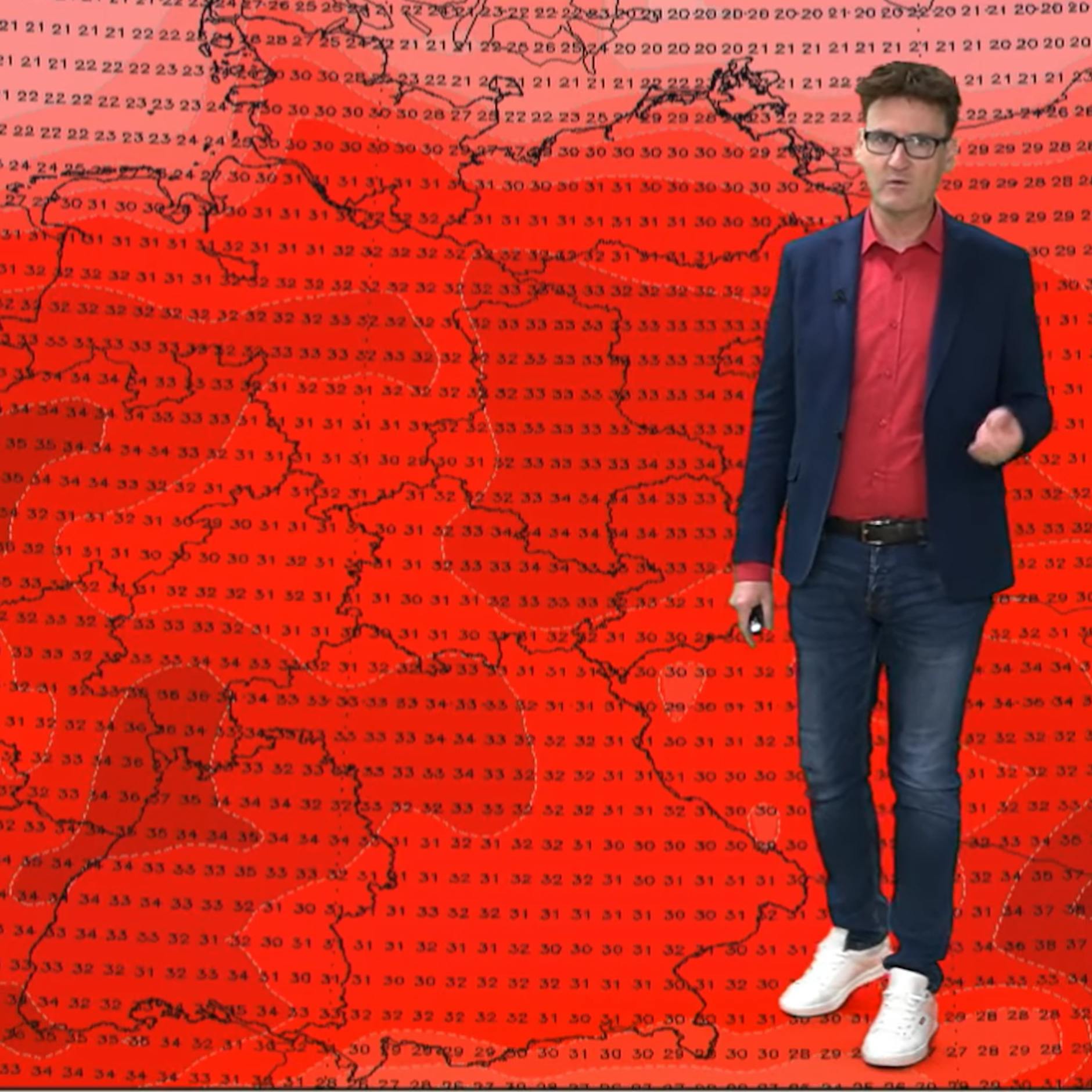 Hitze-Spitze beim Wetter: Alle Karten rot! Fällt die 40-Grad-Marke?