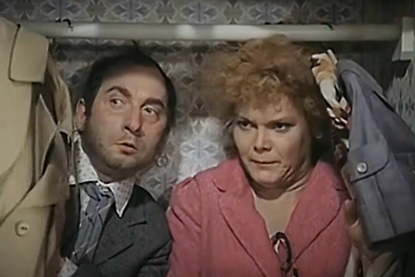 Heinz Rennhack und Katja Paryla spielten die Hauptrollen in „Spuk im Hochhaus“.