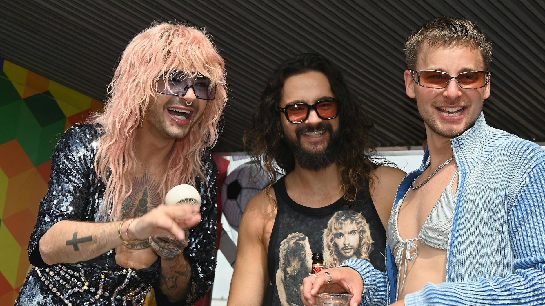 Bill, Tom und Timmi hatten mächtig Spaß beim CSD.