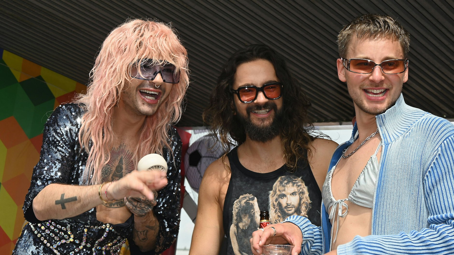 Bill, Tom und Timmi hatten mächtig Spaß beim CSD.