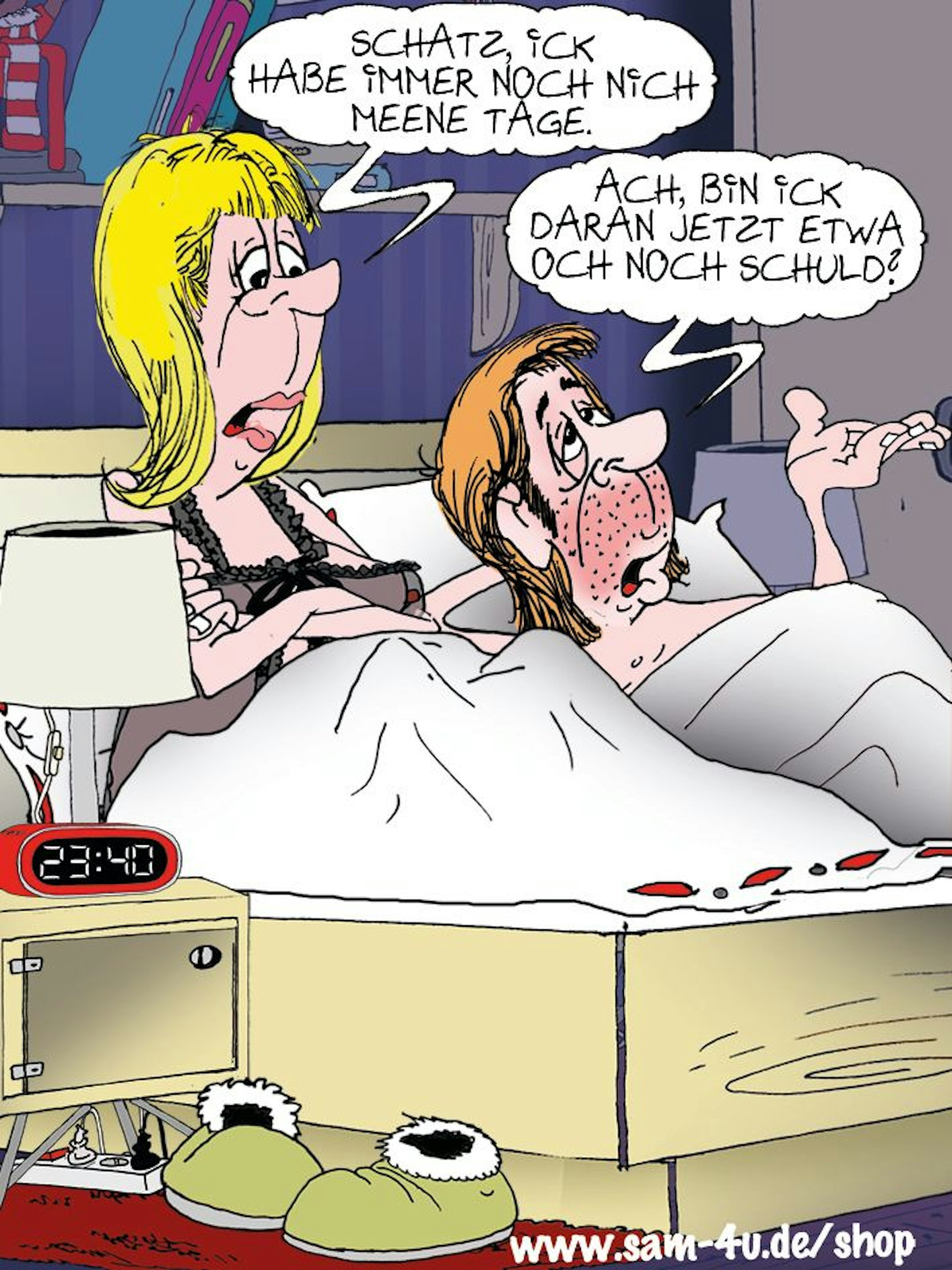 Sam Paff hat auch heute einen lustigen Cartoon für den KURIER gezeichnet.