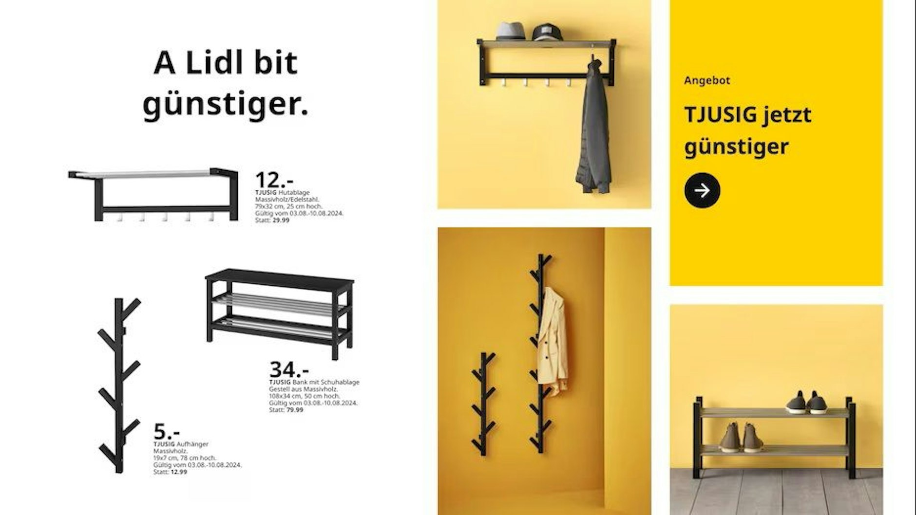 Mit dieser Online-Anzeige holte Ikea zum Gegenschlag gegen Lidl aus.