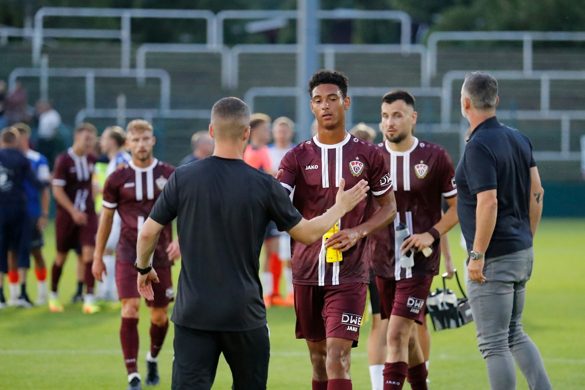 Bennedikt Wüstenhagen gab<strong>&nbsp;</strong>im Dress der BFC Dynamo gegen Jena seine Debüt in der Regionalliga.
