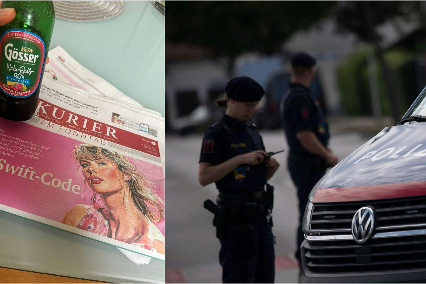 Als leidenschaftliche „Swiftie“ konnte die KURIER-Reporterin es kaum erwarten, die US-Sängerin live zu erleben – dann die schreckliche Nachricht: Alle drei Taylor-Swift-Konzerte in Wien wurden abgesagt - da ein 19-Jähriger einen Terror-Anschlag plante.