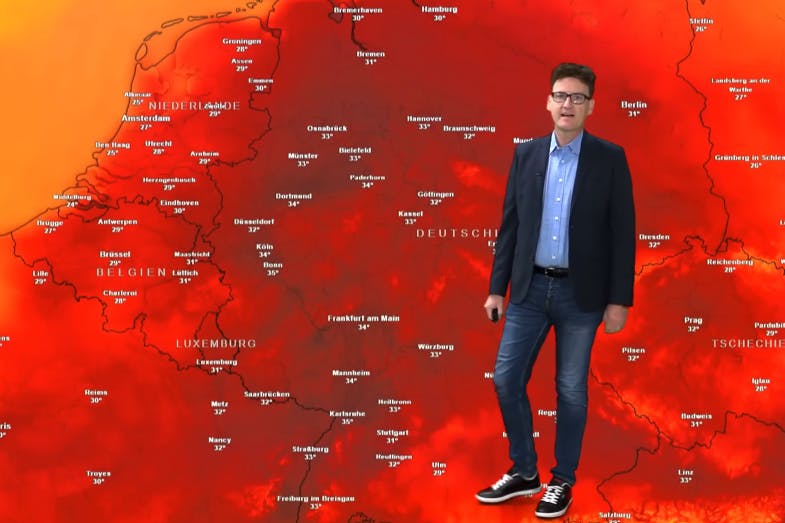 Gluthitze rollt auf Deutschland zu. Wetter-Experte Dominik Jung verrät, wie lange es so heiß bleibt.