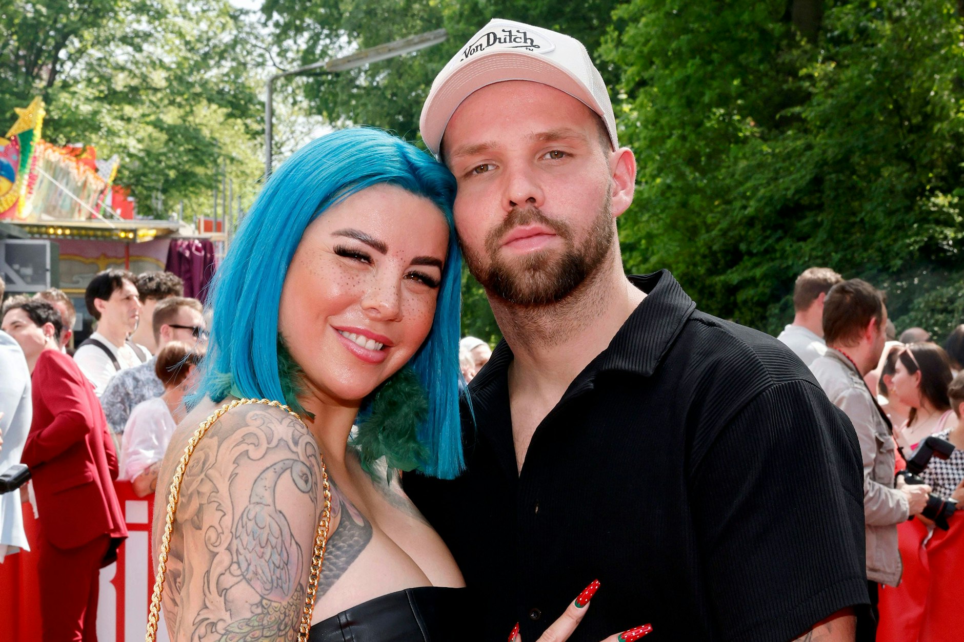 Kate Merlan und Jakub Merlan-Jarecki bei einem Event im Mai 2024.