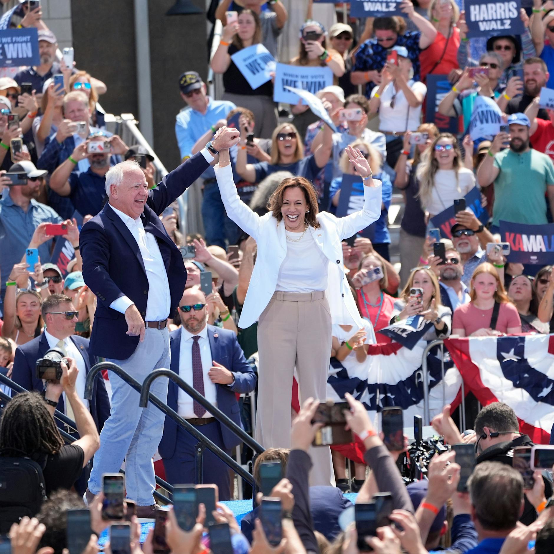 Kampf ums Weiße Haus: Kamala Harris holt auf und bringt Donald Trump ins Schwitzen