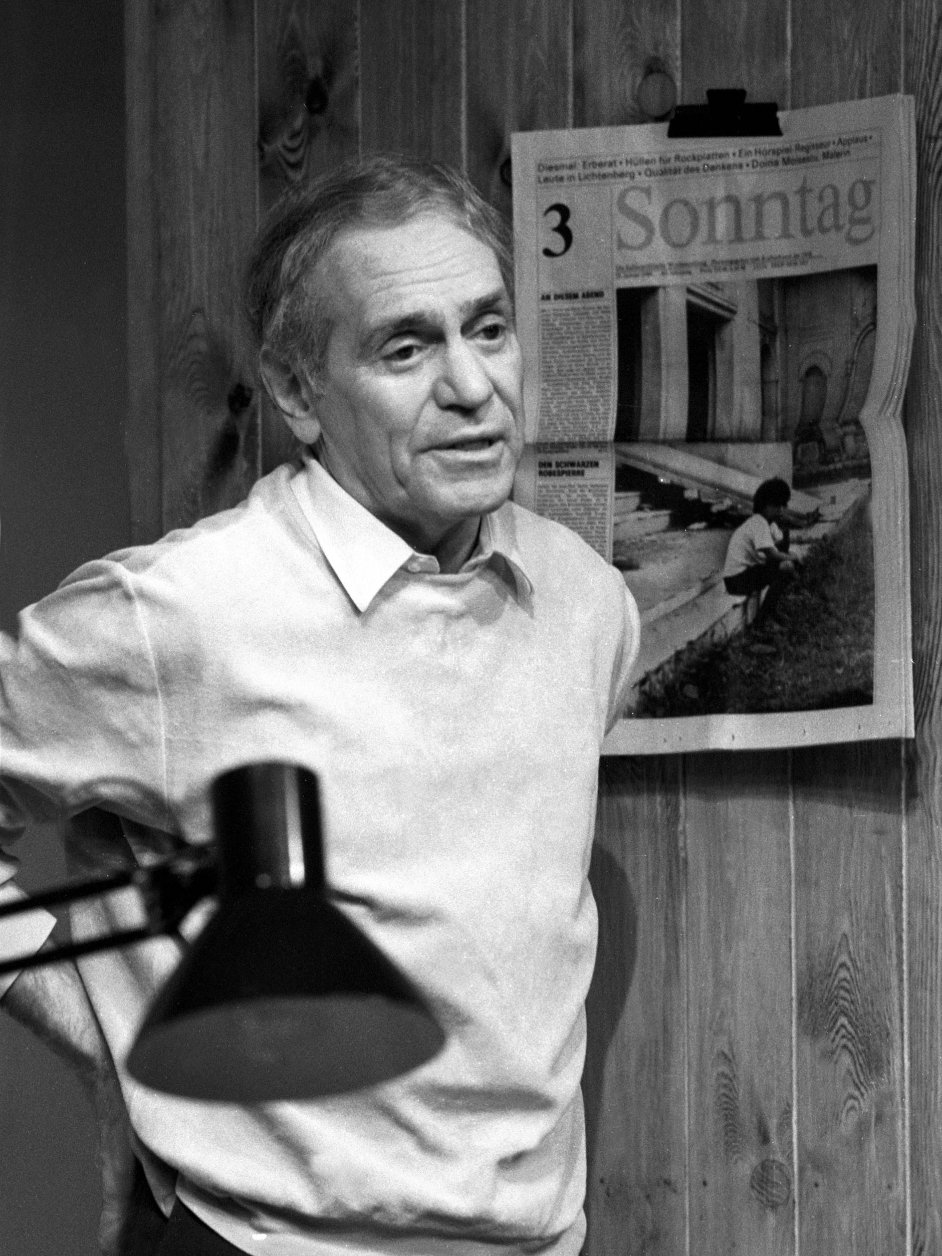 Schauspieler Schauspieler Hans-Peter Minetti spielte in Der Teufel vom Mühlenberg den jungen Müller.