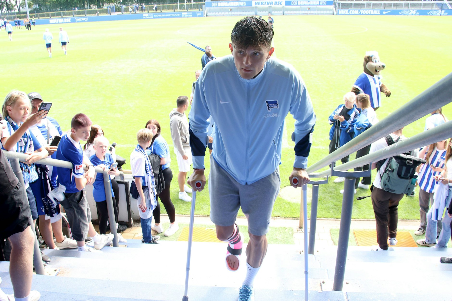 Herthas rechter Flügelflitzer Fabian Reese fällt noch mindestens fünf Wochen aus.