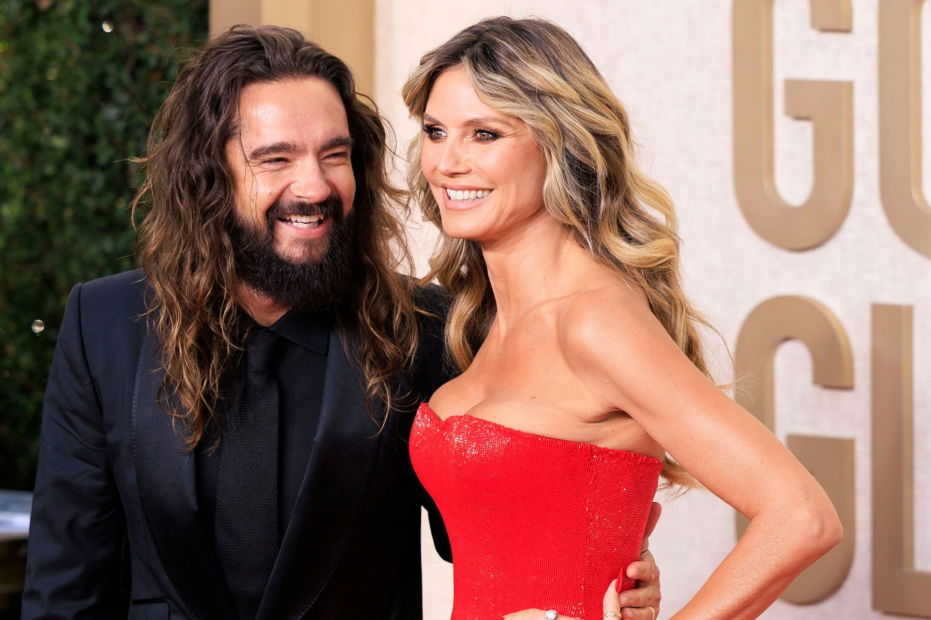 Tom Kaulitz und Heidi Klum bei den Golden Globes 2024.