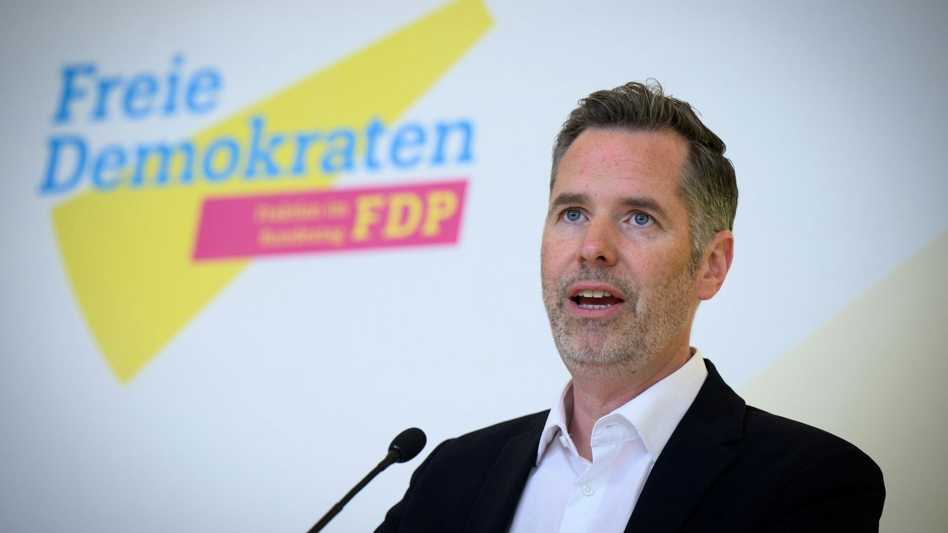 Christian Dürr, Vorsitzender der FDP-Bundestagsfraktion, findet das Bürgergeld 14 bis 20 Euro zu hoch.