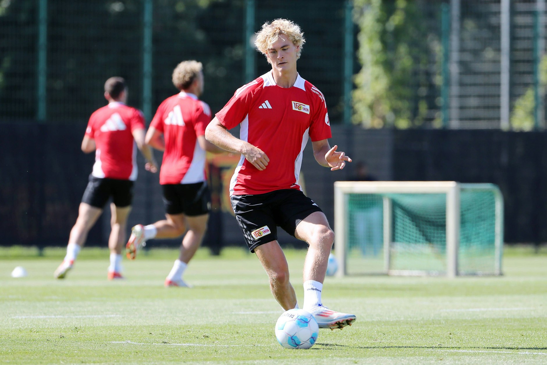 In Aktion: Tom Rothe auf dem Trainingsplatz