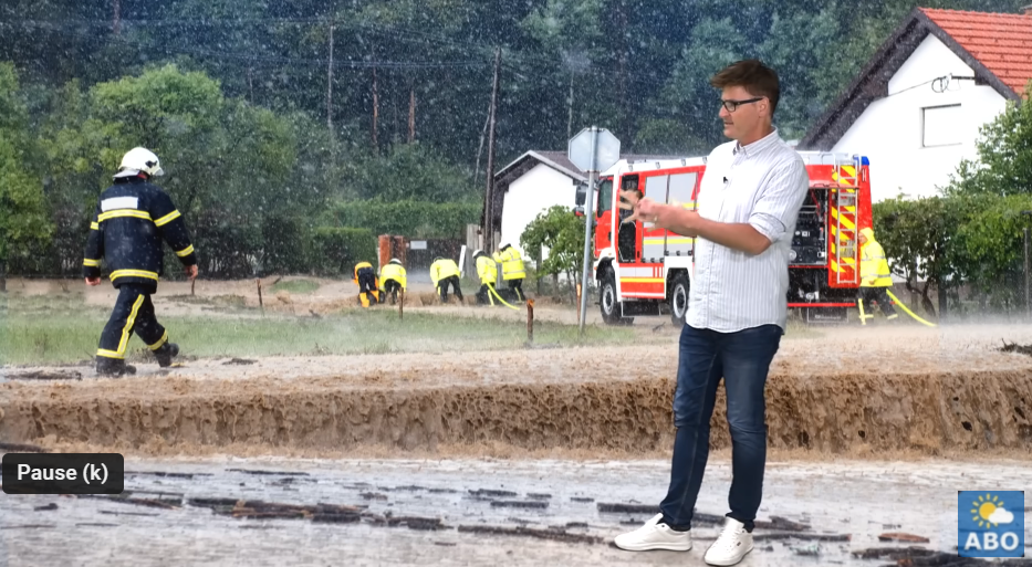 Image - Wetter am Dienstag – 13. August 2024: 40 Grad und Sturzfluten