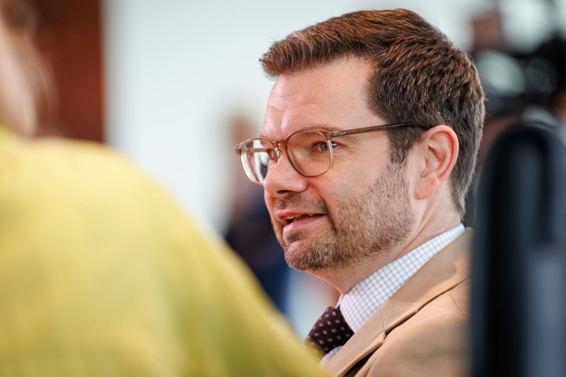 Marco Buschmann, Bundesminister der Justiz, aufgenommen zu Beginn einer Kabinettssitzung im Bundeskanzleramt