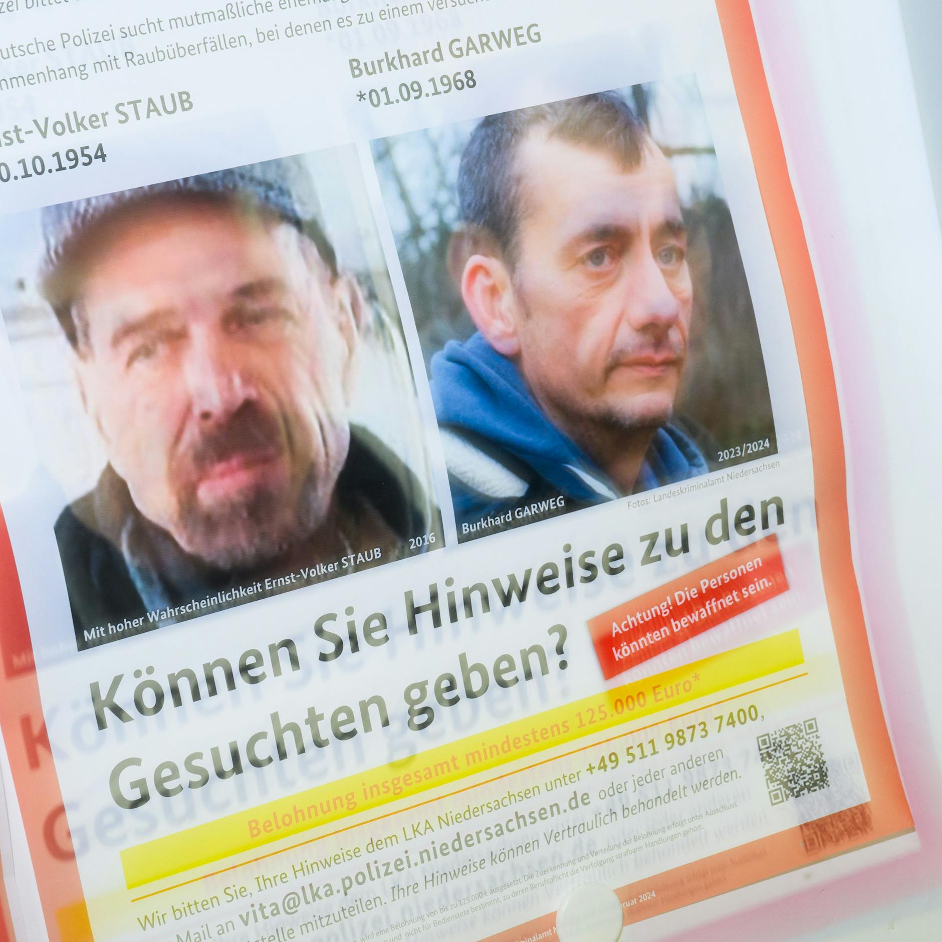 Verdächtiger ist nicht der gesuchte RAF-Terrorist Burkhard Garweg