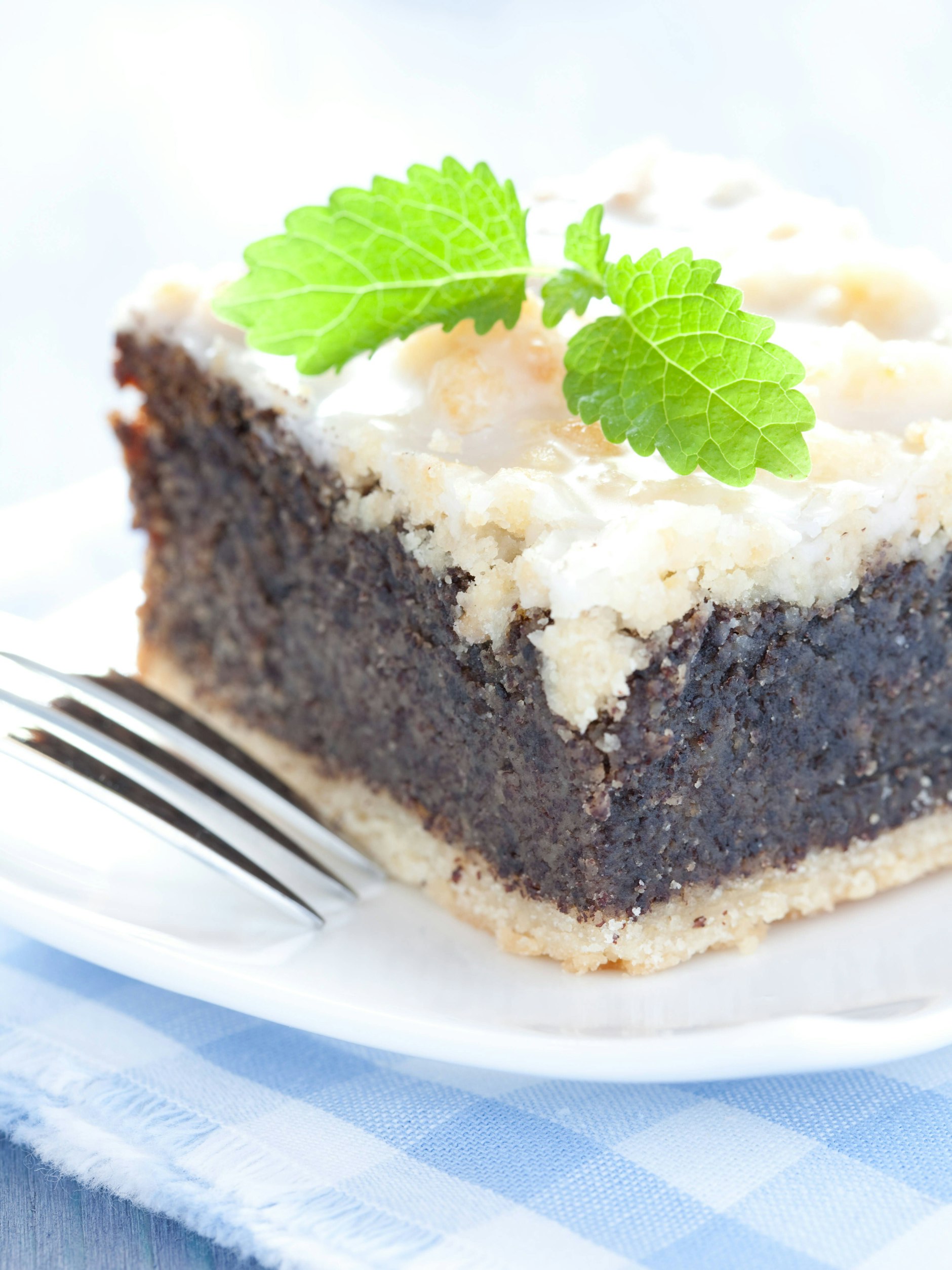 Leckerer Mohnkuchen mit knusprigen Streuseln und Guss: Dieses Rezept ist nicht schwierig zu machen und richtig saftig!