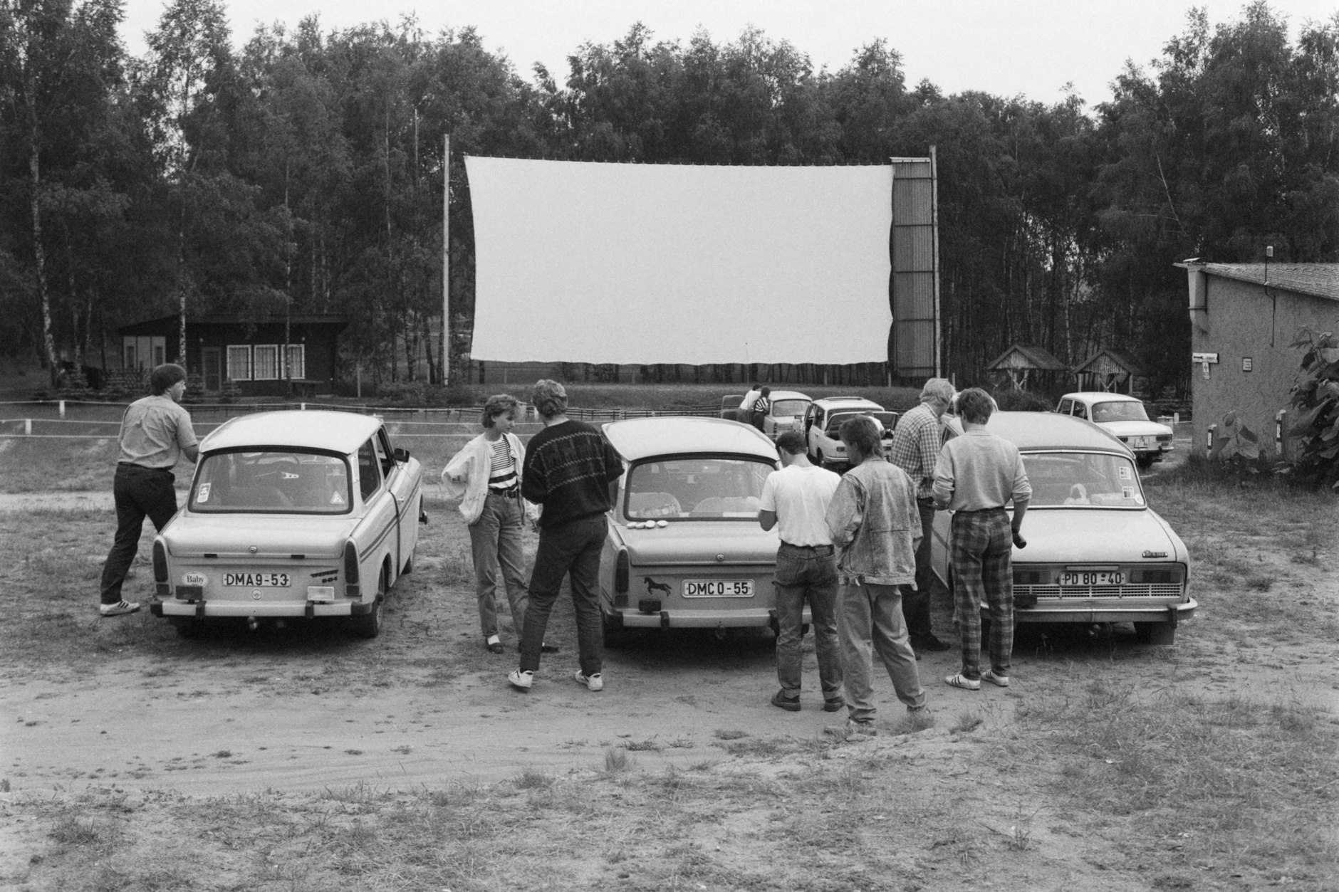 Zu DDR-Zeiten: das Autokino Zempow im Norden Brandenburgs