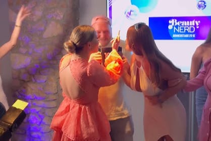 Kim Virginia und Christin Okpara flippten beim Screening-Event aus.