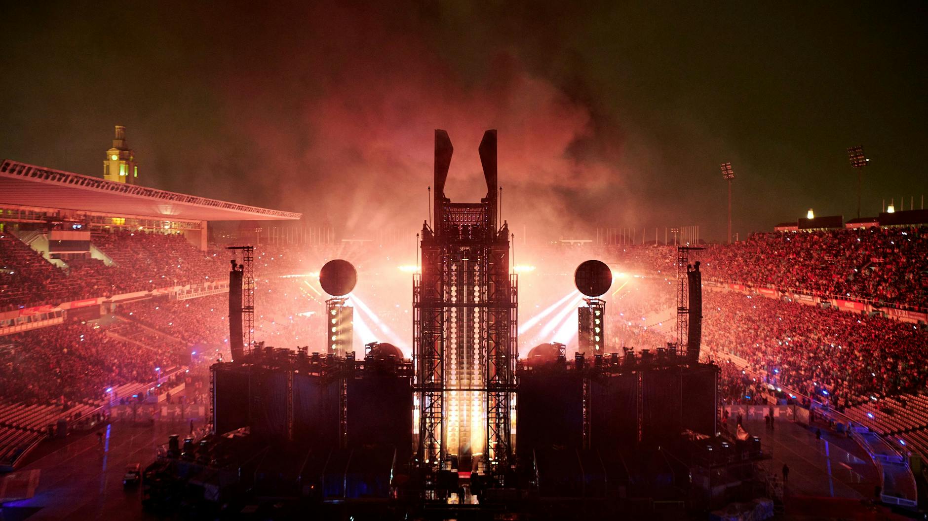 Die XXL-Bühne von Rammstein reiste fünf Jahre lang durch Europa und einmal durch Nordamerika.