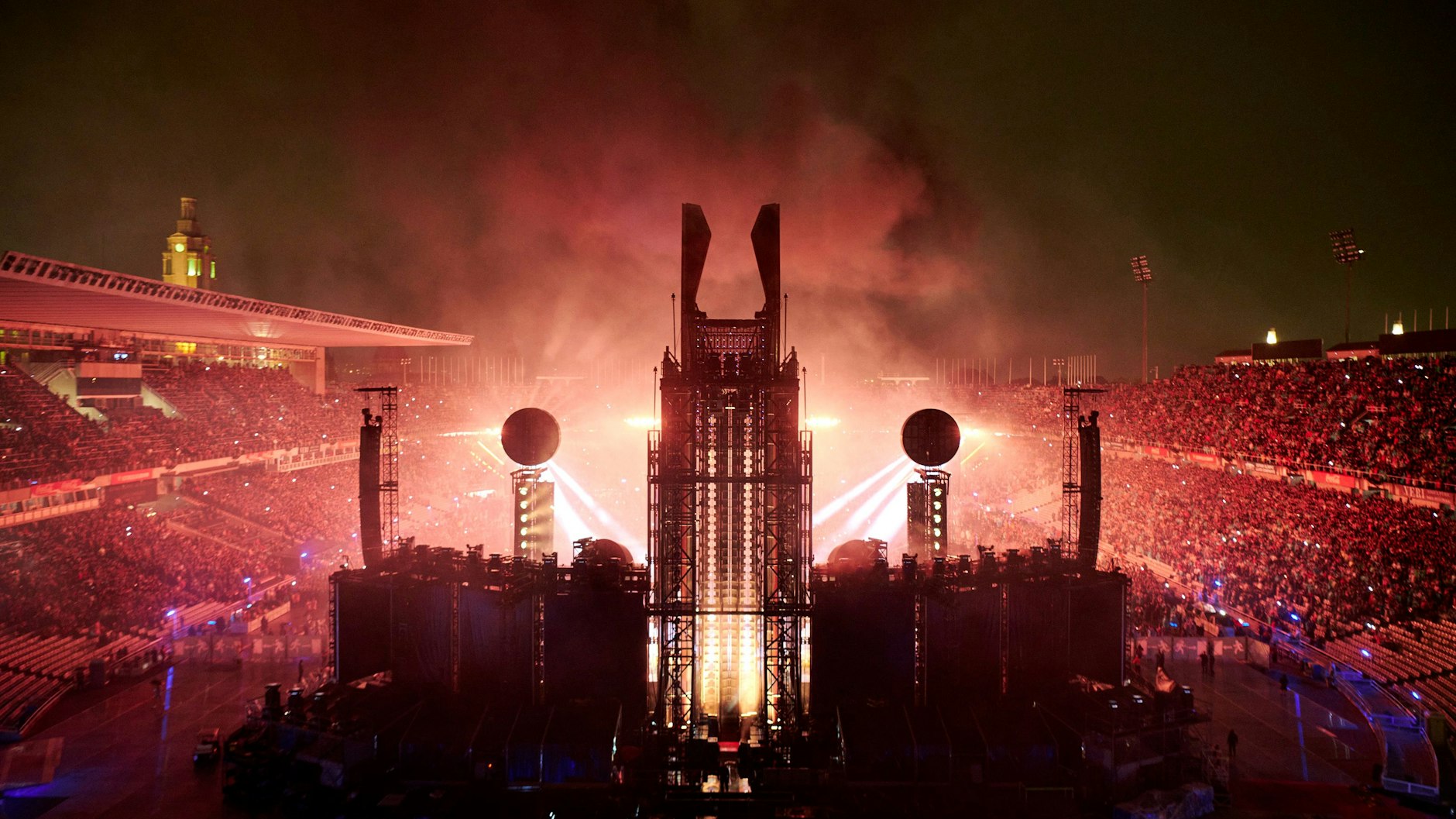 Die XXL-Bühne von Rammstein reiste fünf Jahre lang durch Europa und einmal durch Nordamerika.