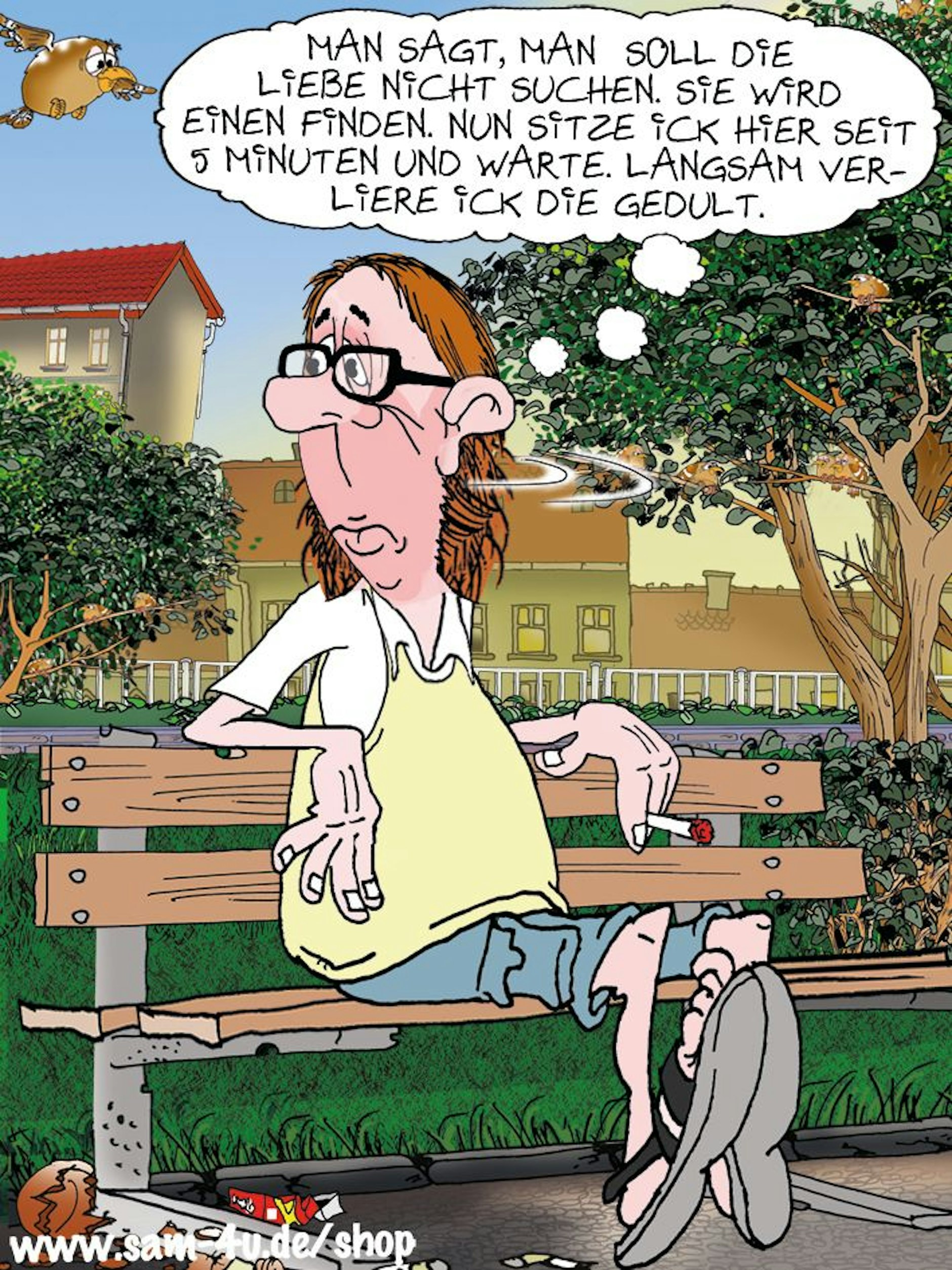 Der Cartoon des Tages kommt auch heute von Zeichner Sam Paff.