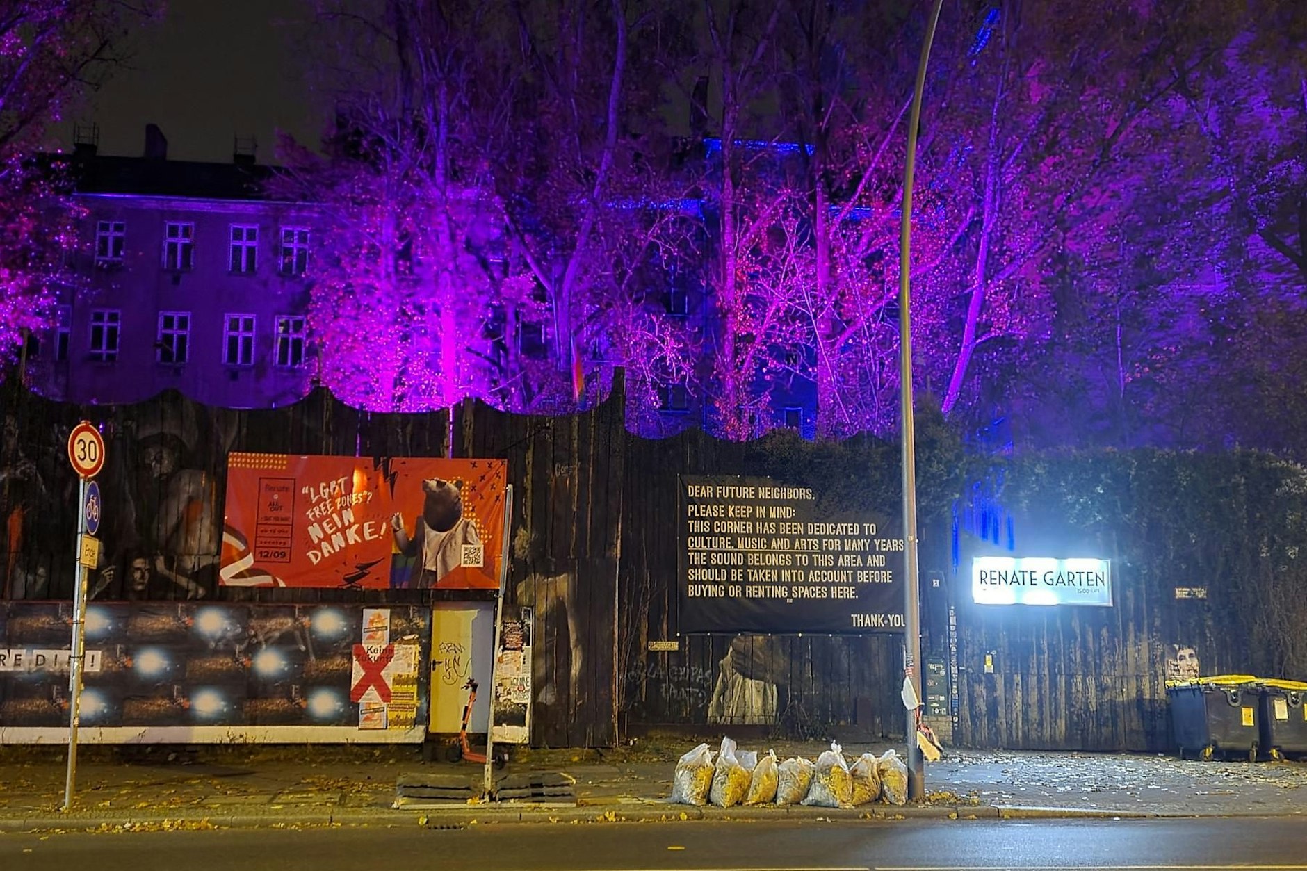 Der Club „Wilde Renate“ in Friedrichshain wird an seinem bisherigen Standort schließen.