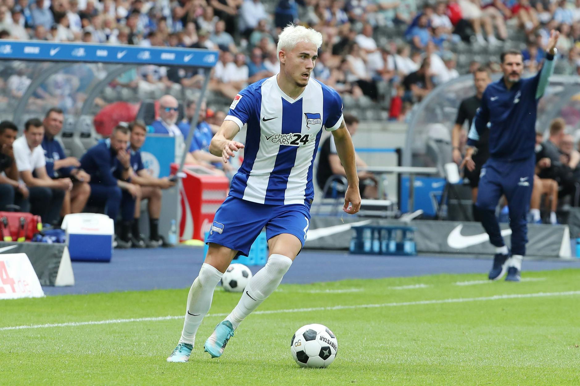 Herthas Marten Winkler stürmte vergangene Saison in die Startelf. Jetzt könnte er für Mainz 05 interessant werden.