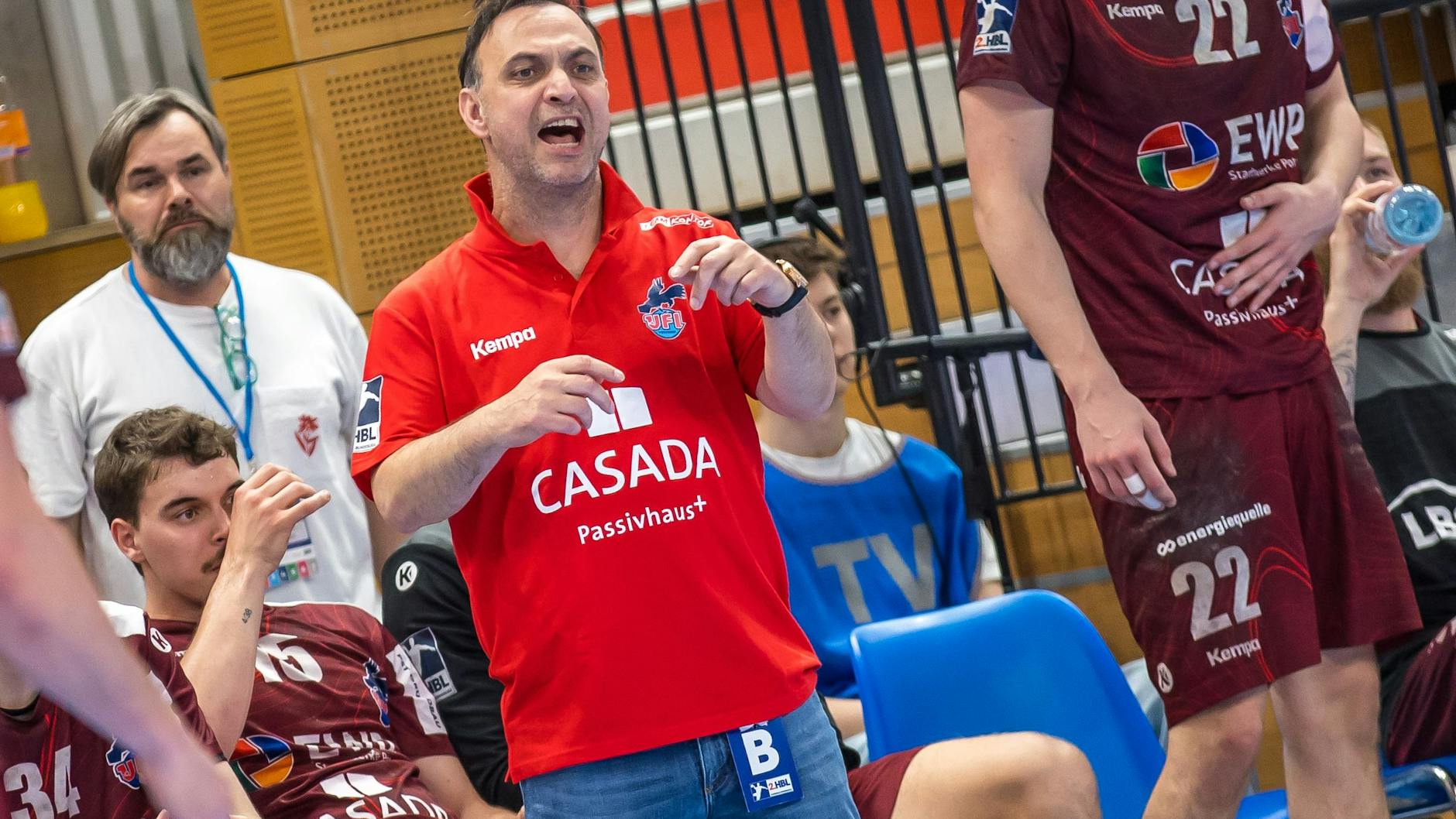 Erfolgreich als Handball-Manager und Trainer: Als Trainer des 1. VfL Potsdam feierte Bob Hanning im Mai den Aufstieg in die 1. Bundesliga.