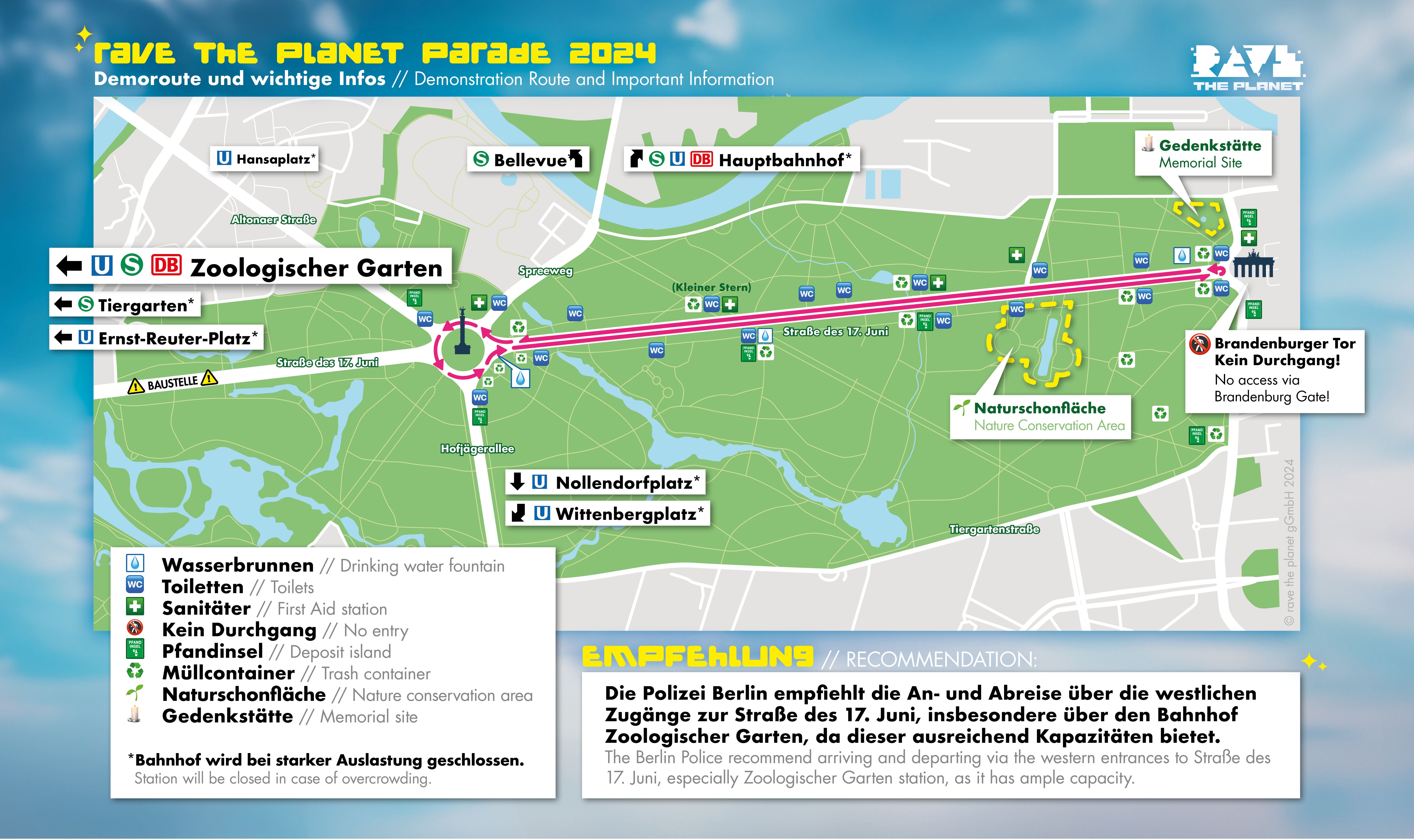Image - So wird der Verkehr durch „Rave The Planet“ beeinträchtigt!