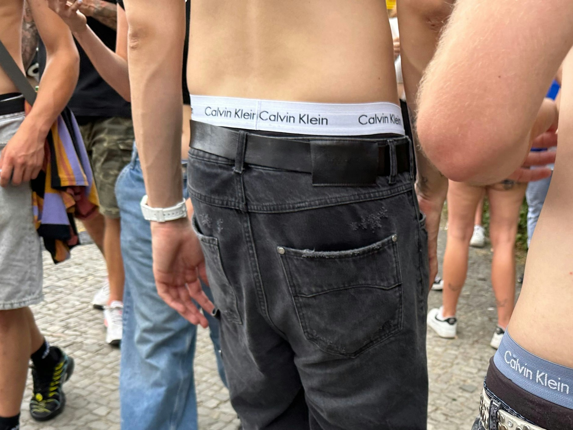 Calvin Klein dominierte das Unterhosengeschehen.