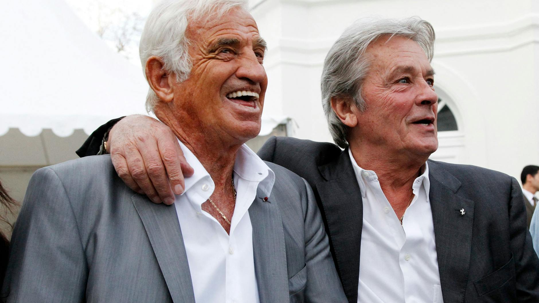 Jean-Paul Belmondo und Alain Delon prägten das französische Kino, waren Weltstars. Das Foto entstand 2014.