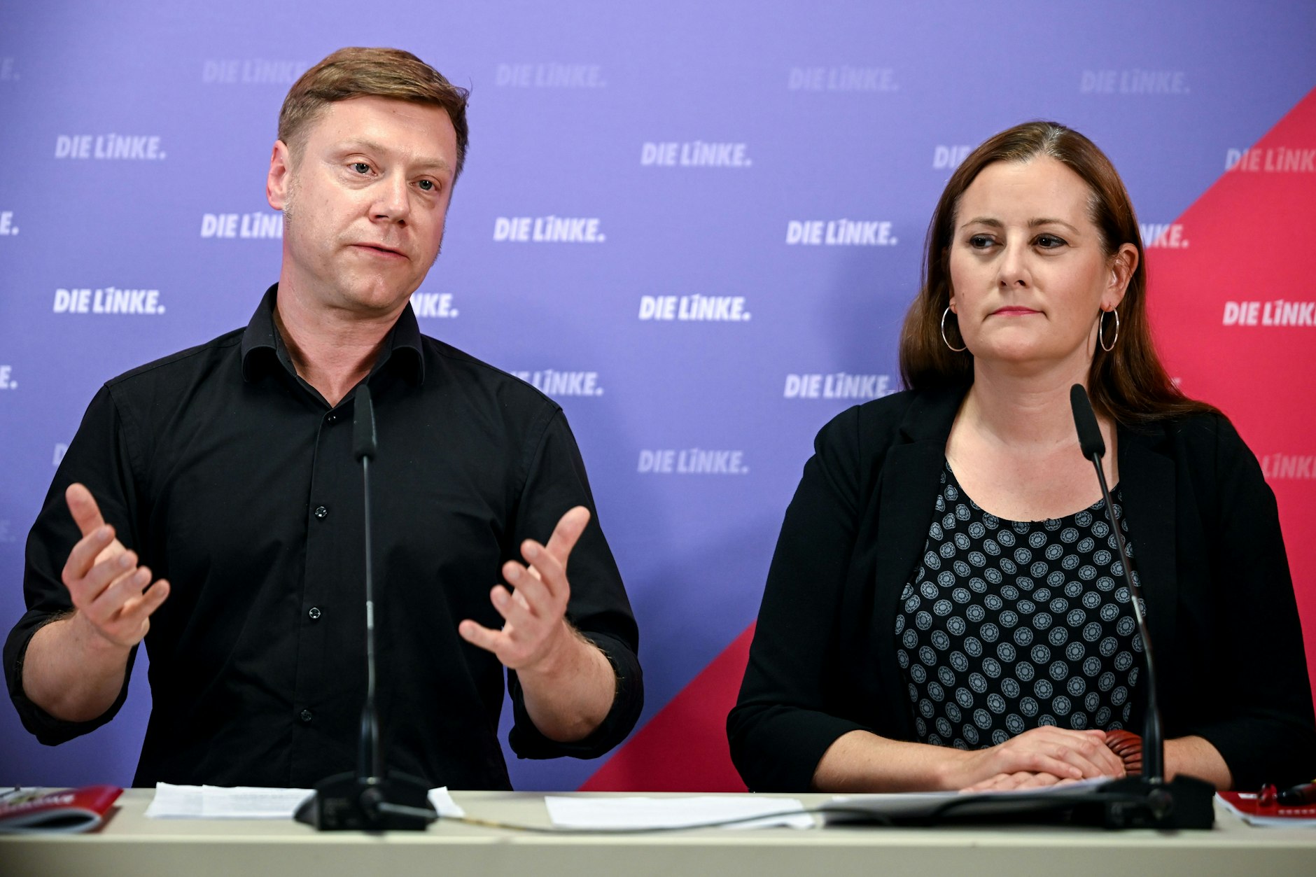 Manuel Schirdewan und Janine Wissler treten beim Bundesparteitag der Linken im Oktober nicht erneut für den Vorsitz der Partei an.