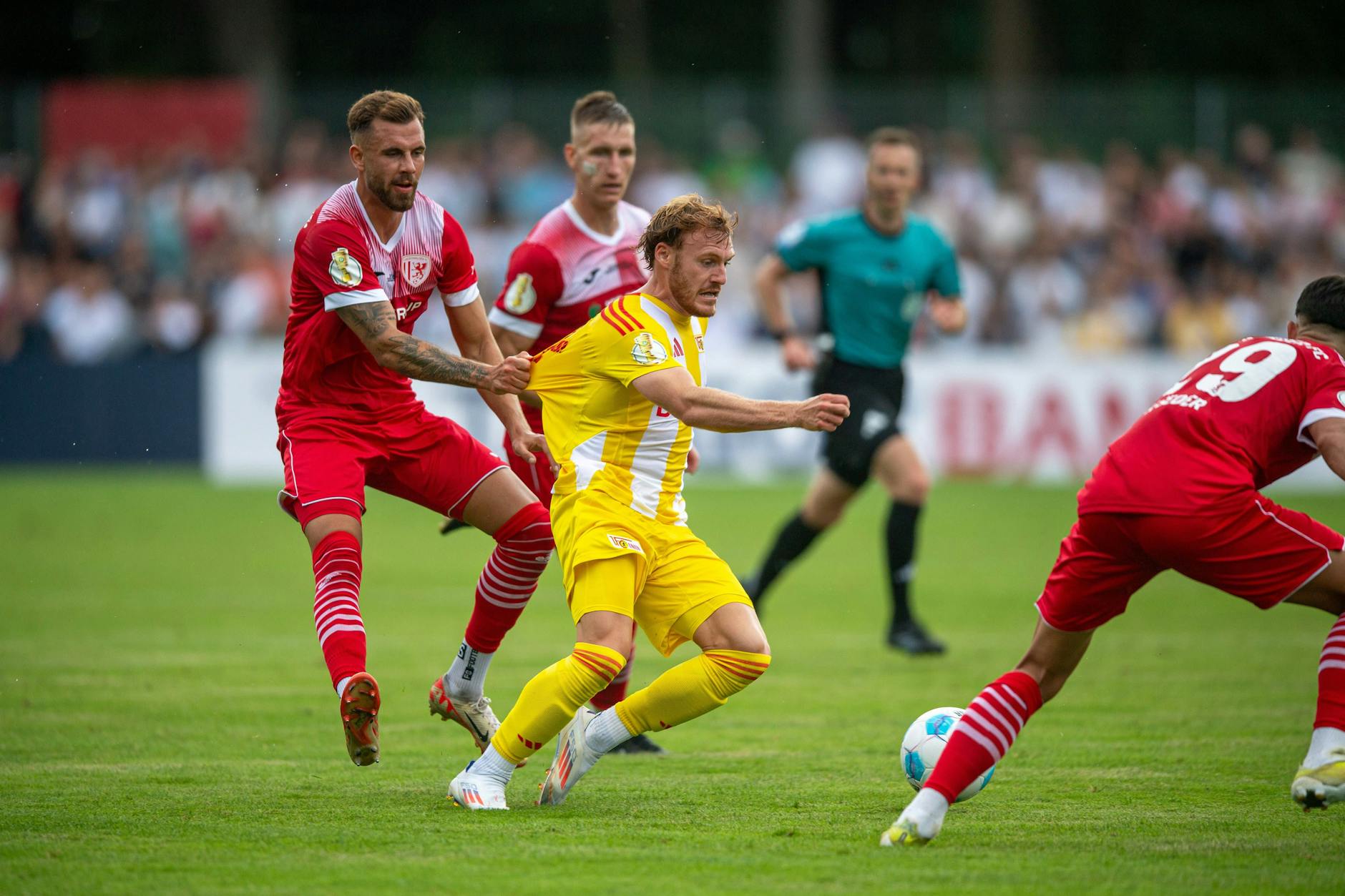 Kaum zu halten: Yorbe Vertessen will mit Tempo und Technik beim 1. FC Union durchstarten.