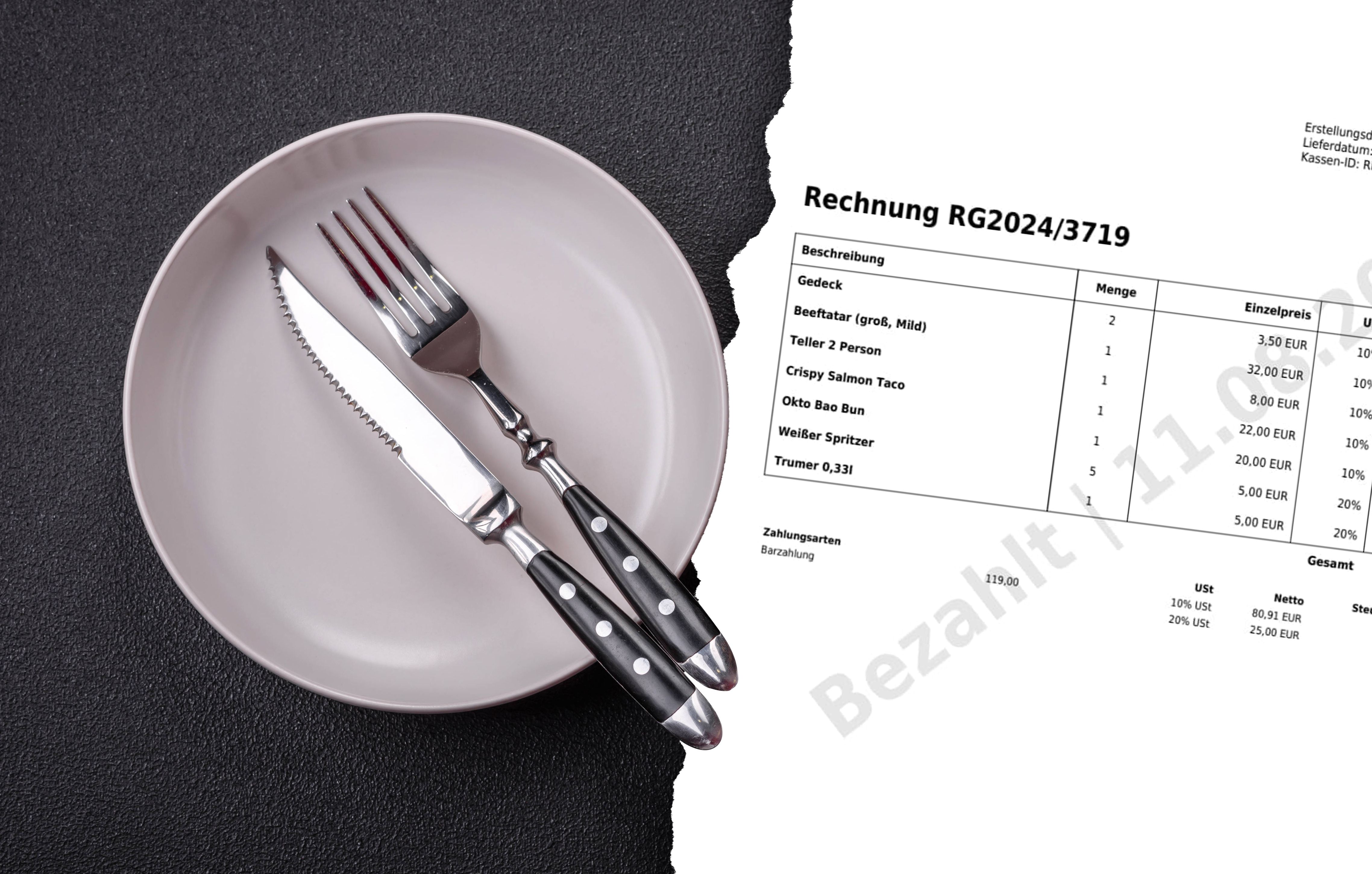 Wut-Debatte im Netz: Restaurant verlangt acht Euro für leeren Teller!