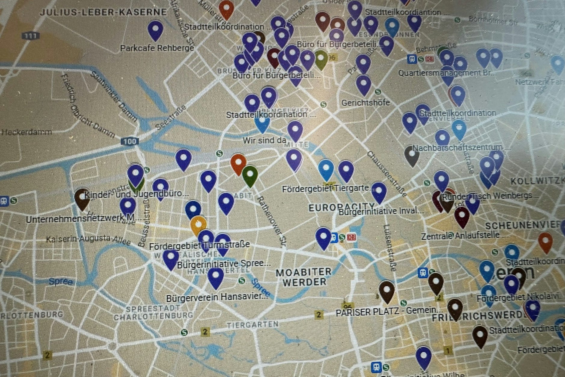 Orte der Bürgerbeteiligung in Mitte.