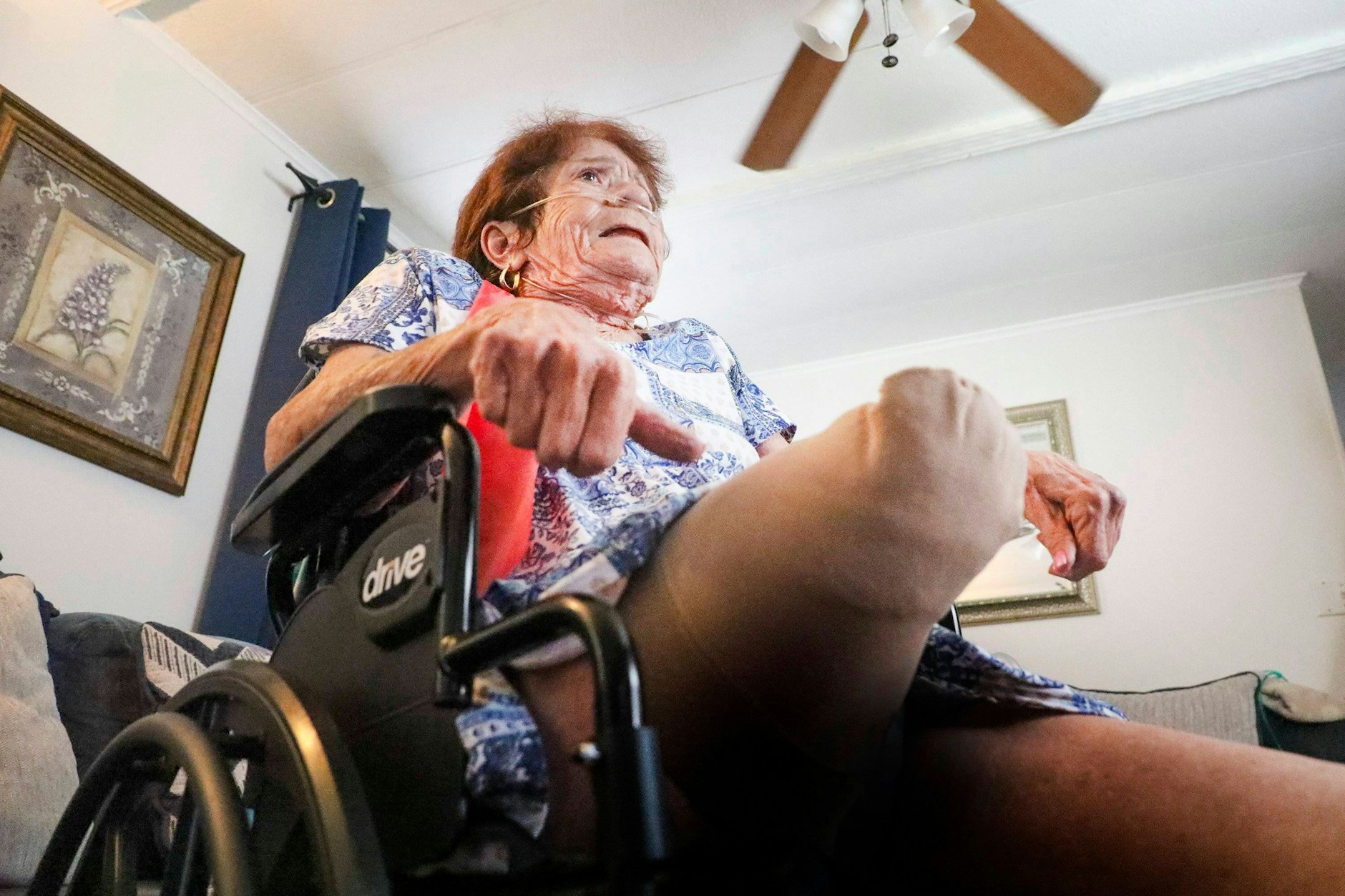 Debbie King infizierte sich beim Schwimmen mit Vibrionen - und verlor ihr Bein.
